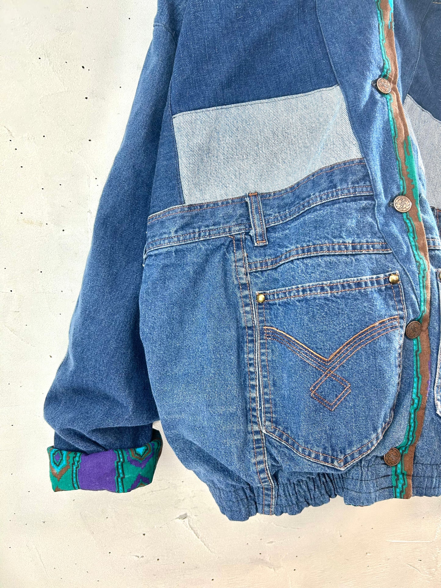 Vintage Custom Denim Jacket [A29358]