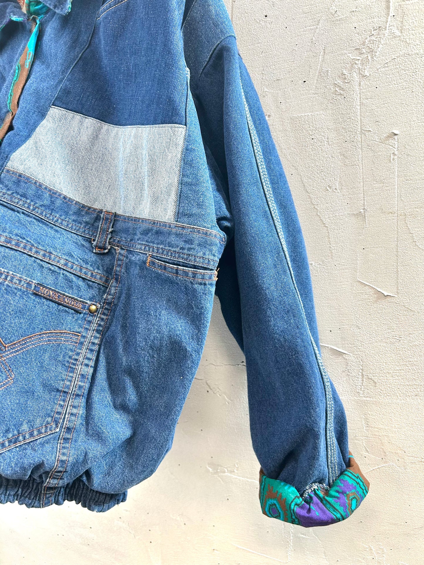 Vintage Custom Denim Jacket [A29358]
