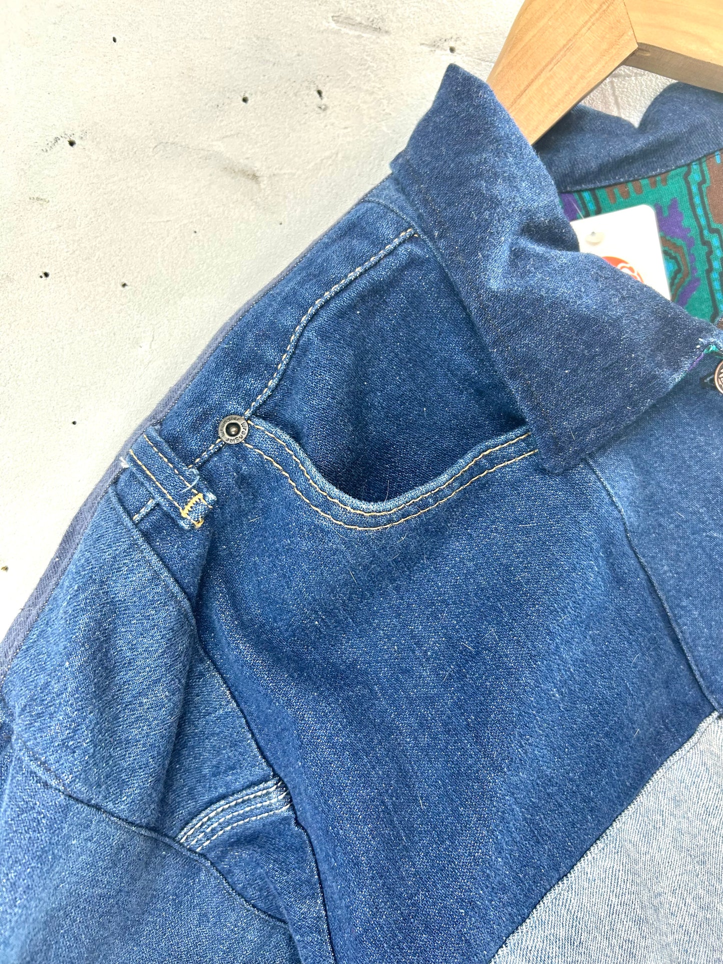 Vintage Custom Denim Jacket [A29358]