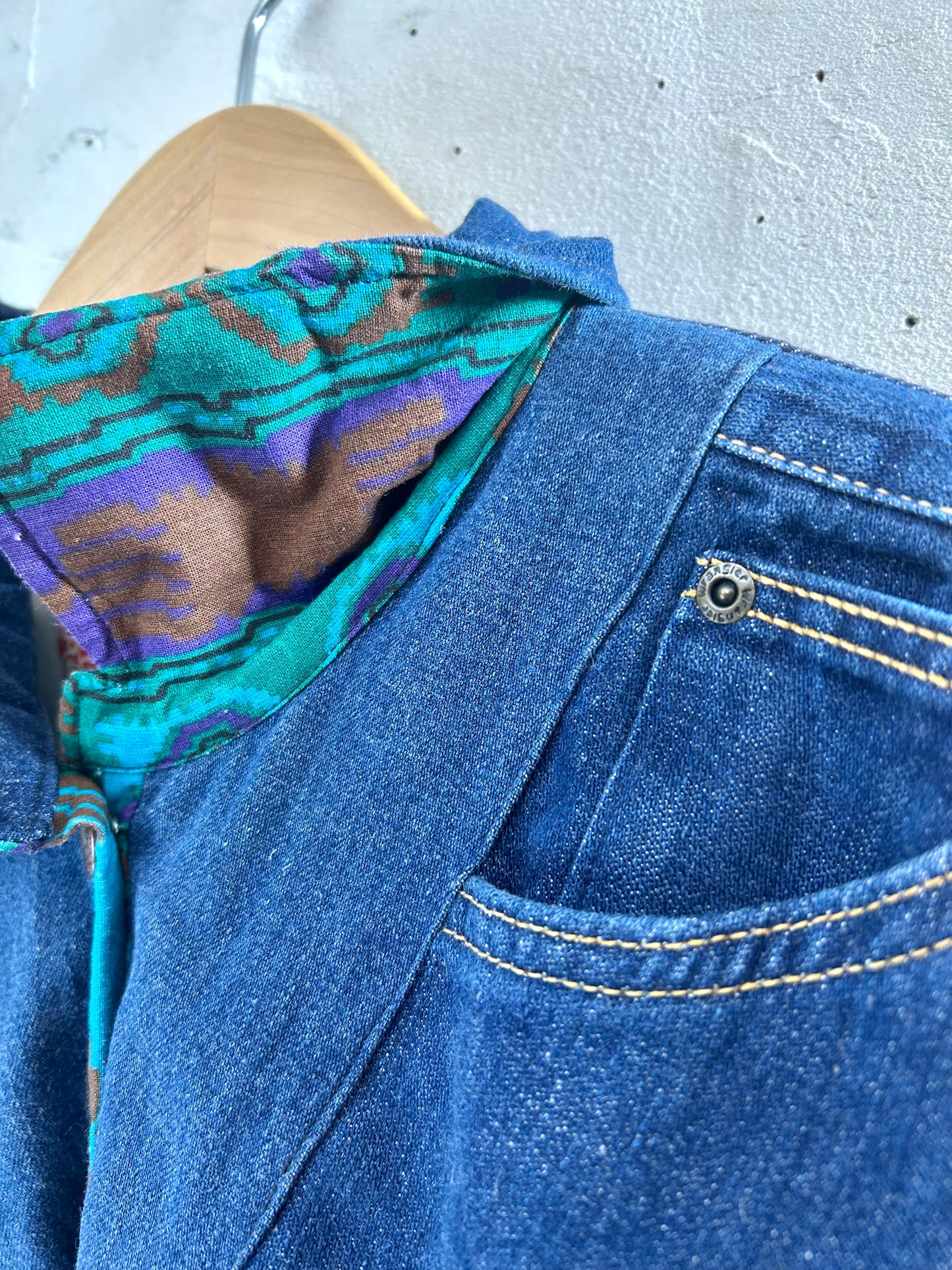 Vintage Custom Denim Jacket [A29358]