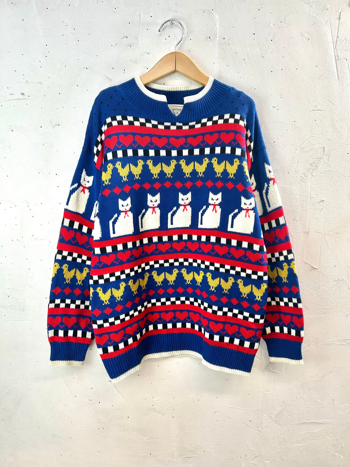 Vintage Knit Sweater [A29357]