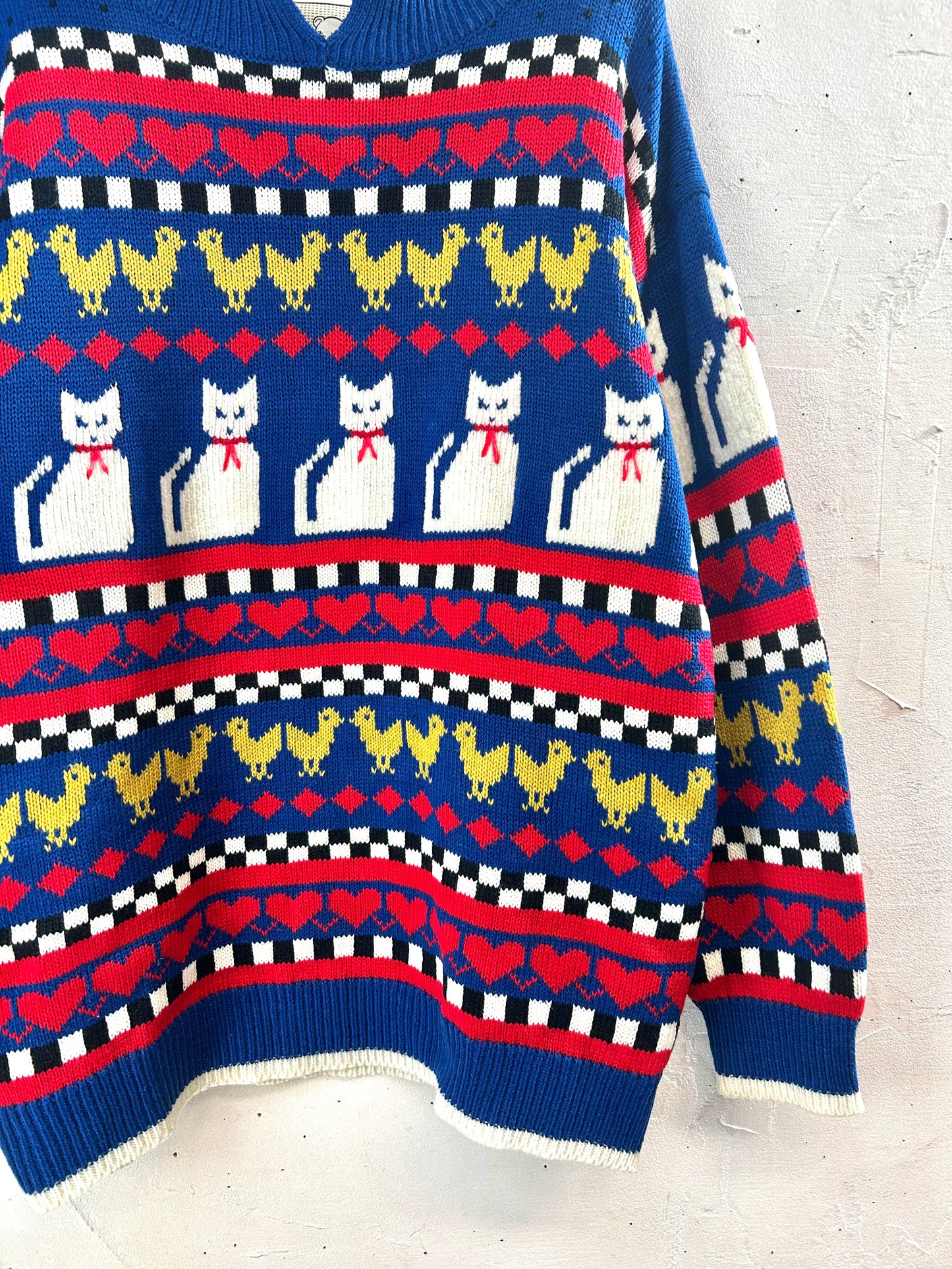 Vintage Knit Sweater [A29357]