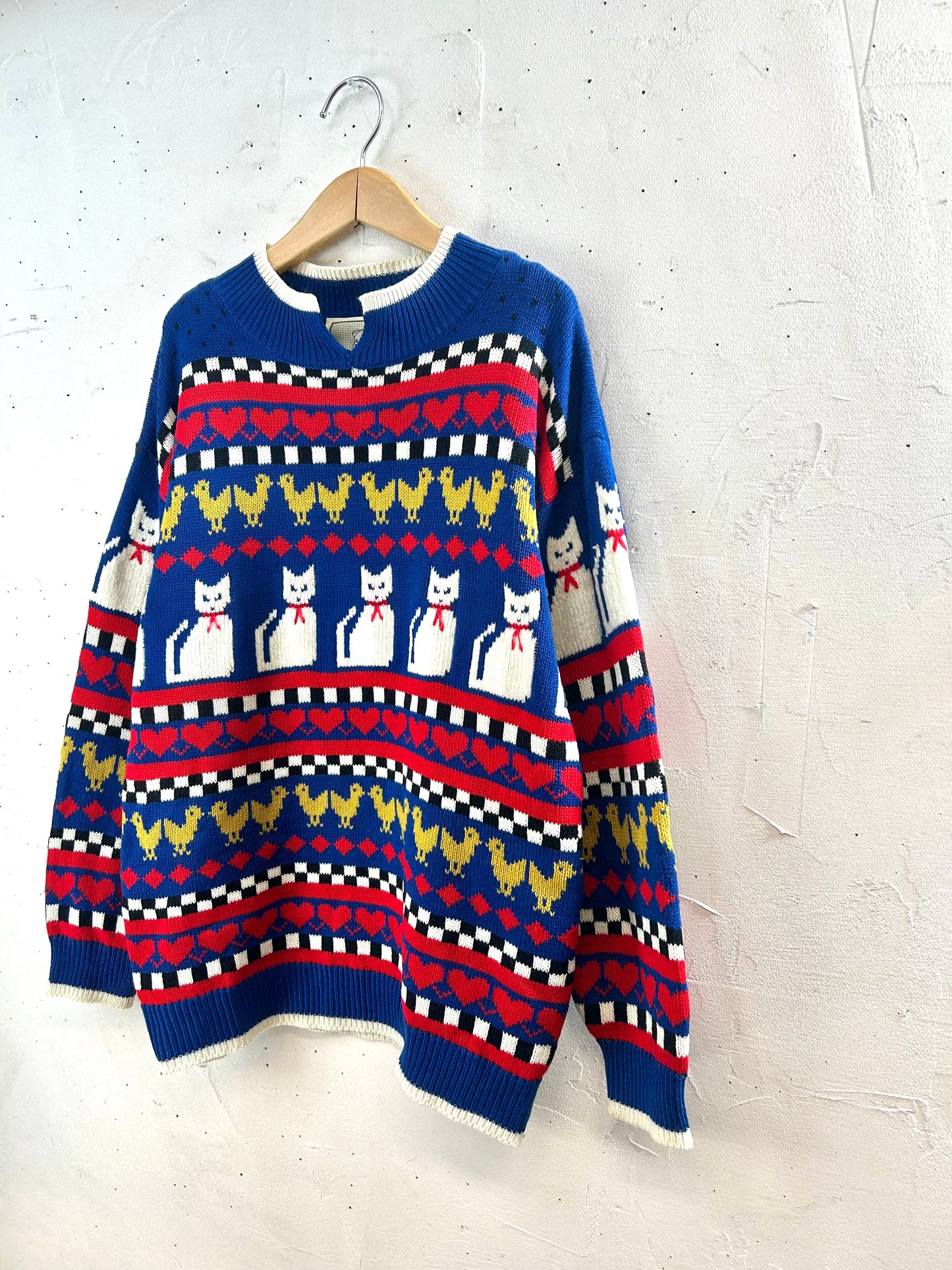 Vintage Knit Sweater [A29357]