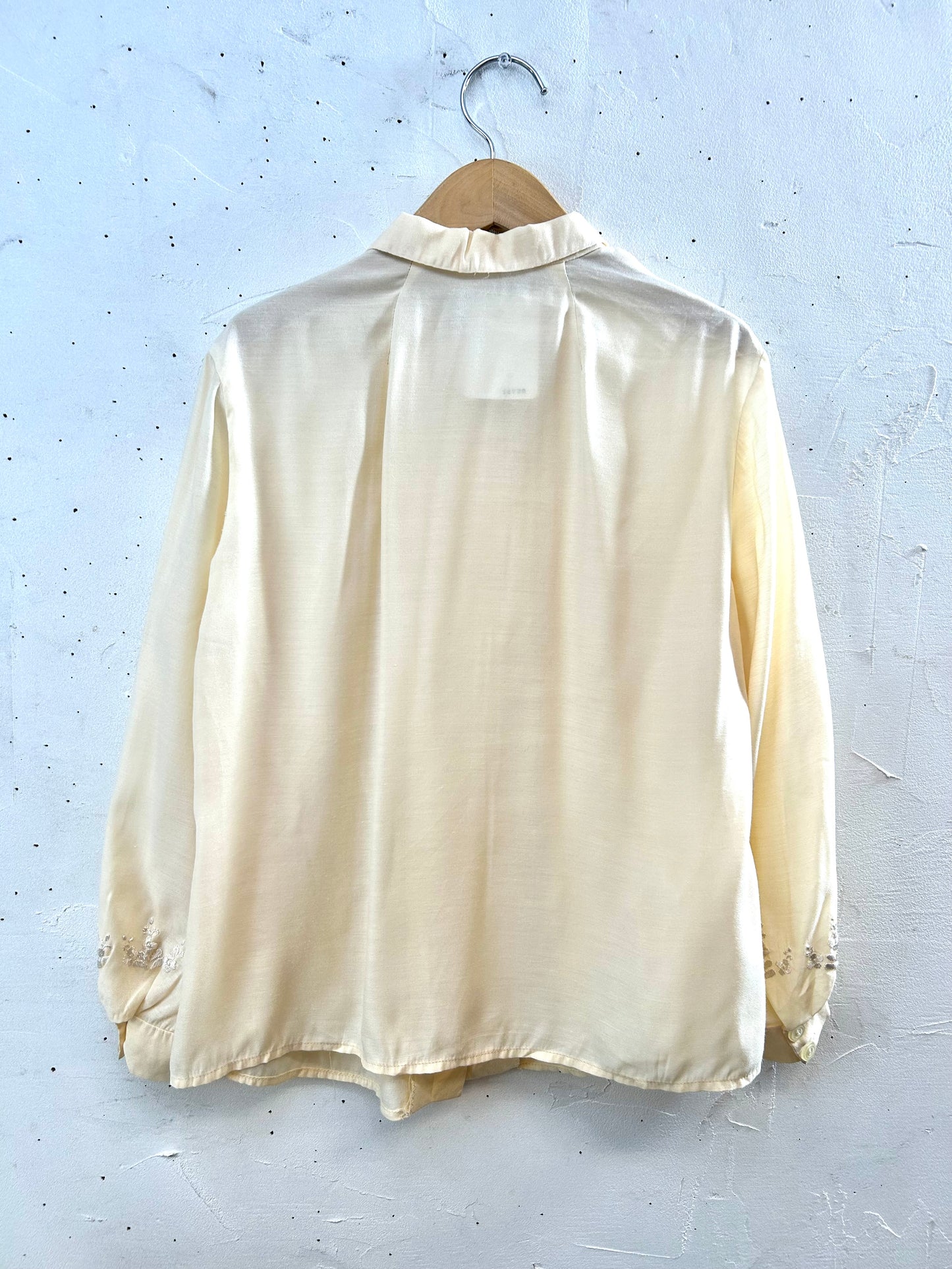 Vintage Off White Blouse  [K28908]
