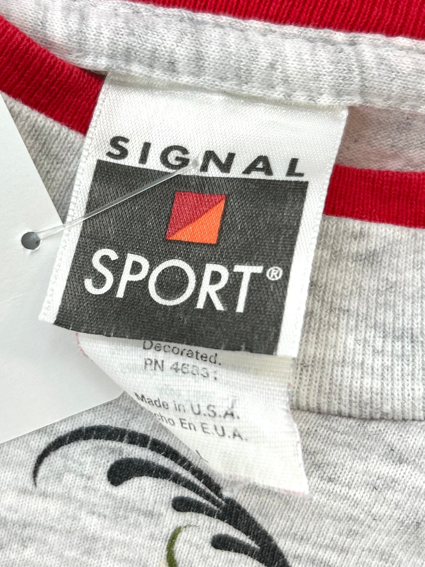 Vintage T-Shirt 〜SIGNAL SPORT 〜MADE IN USA〜[F30432]