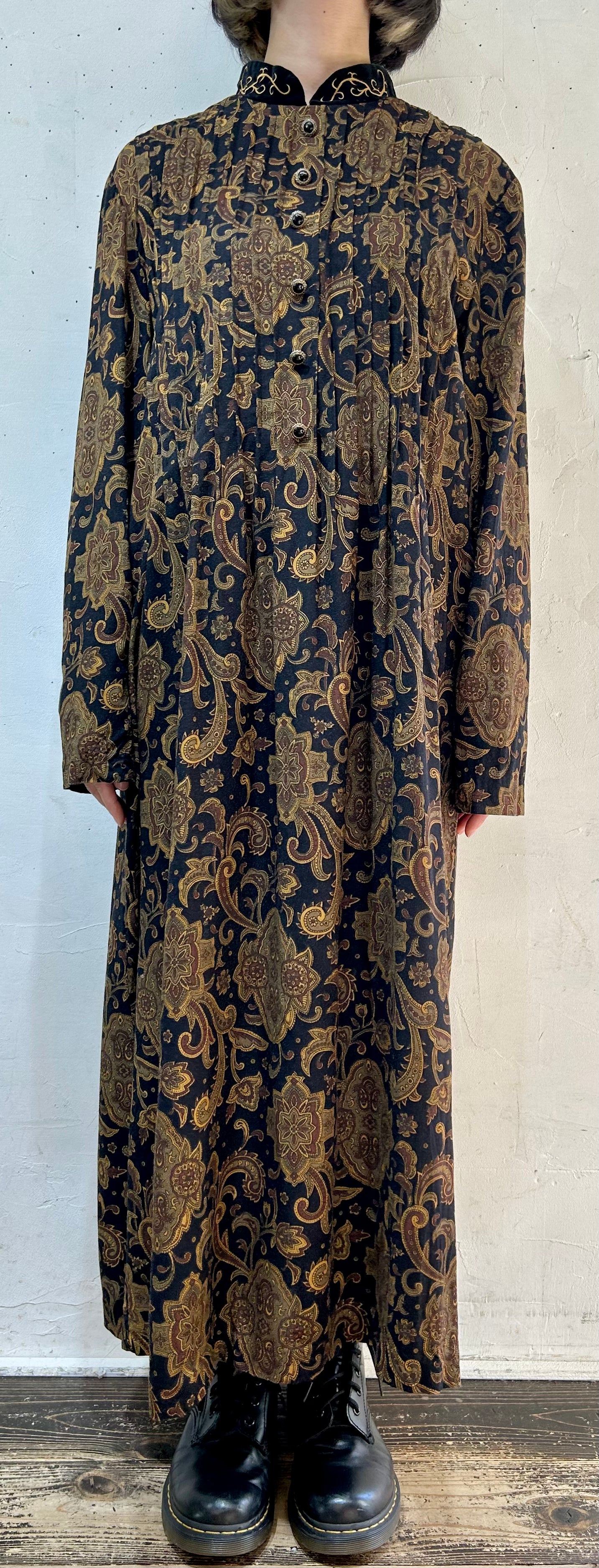 Vintage Rayon Dress [J25328]