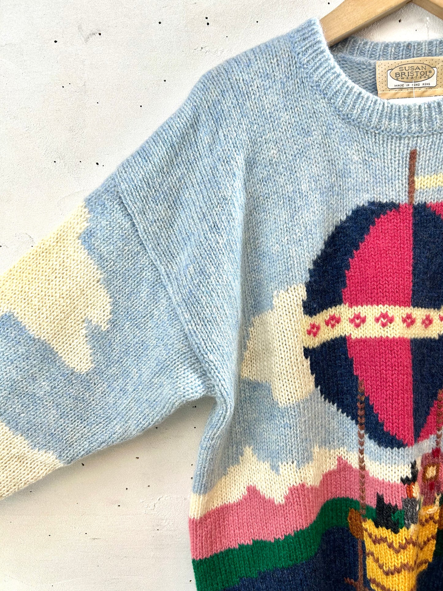 '80s Vintage Knit Sweater 〜SUSAN BRISTOL〜  [J28697]