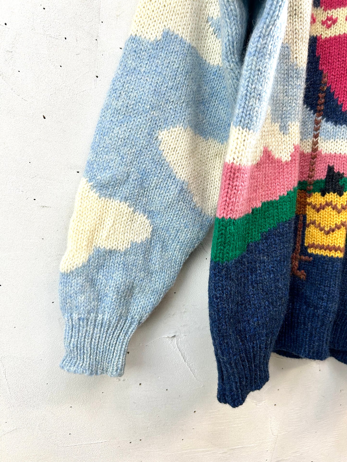 '80s Vintage Knit Sweater 〜SUSAN BRISTOL〜  [J28697]