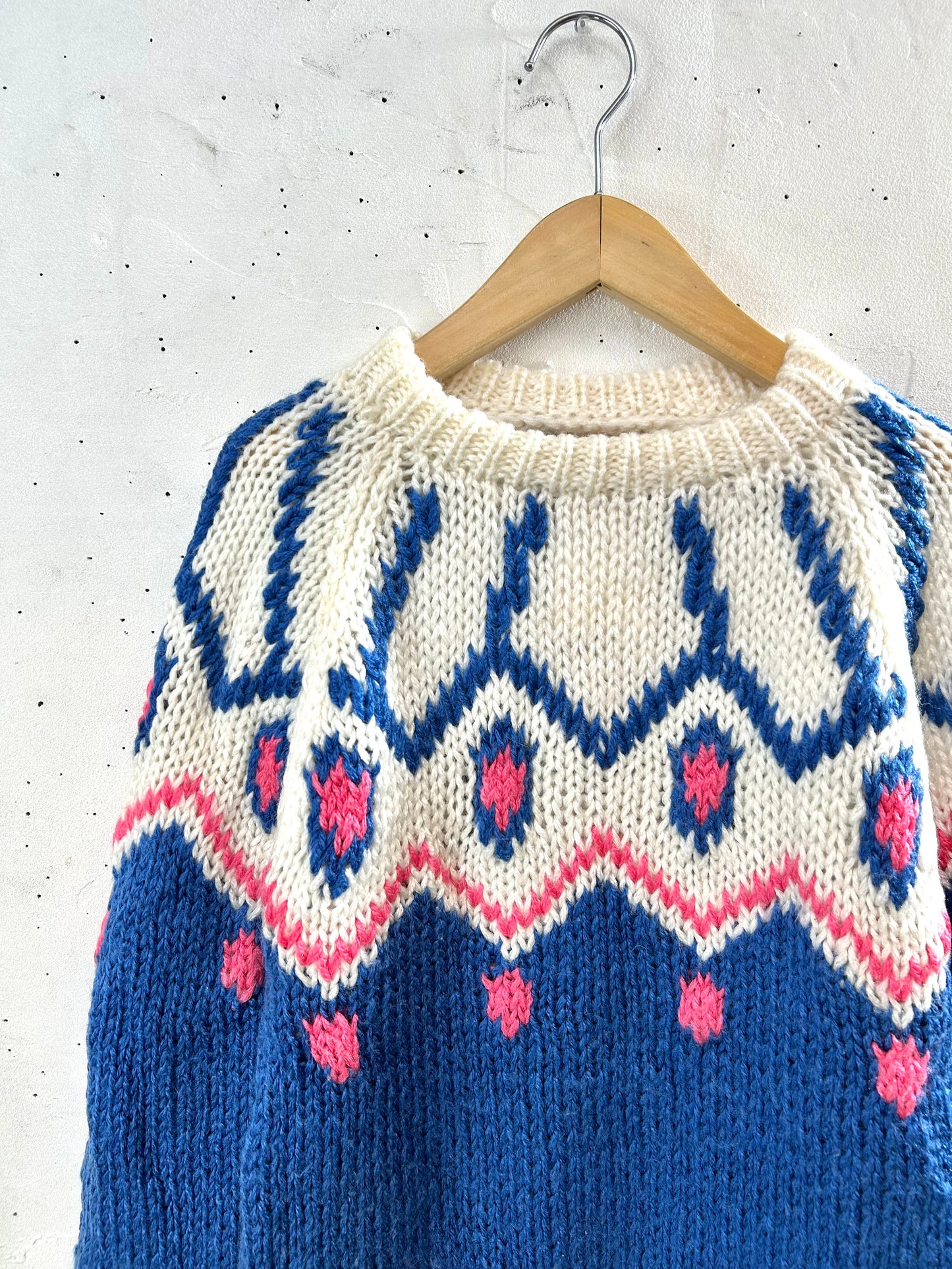 Vintage Hand Knit Sweater [L29137]