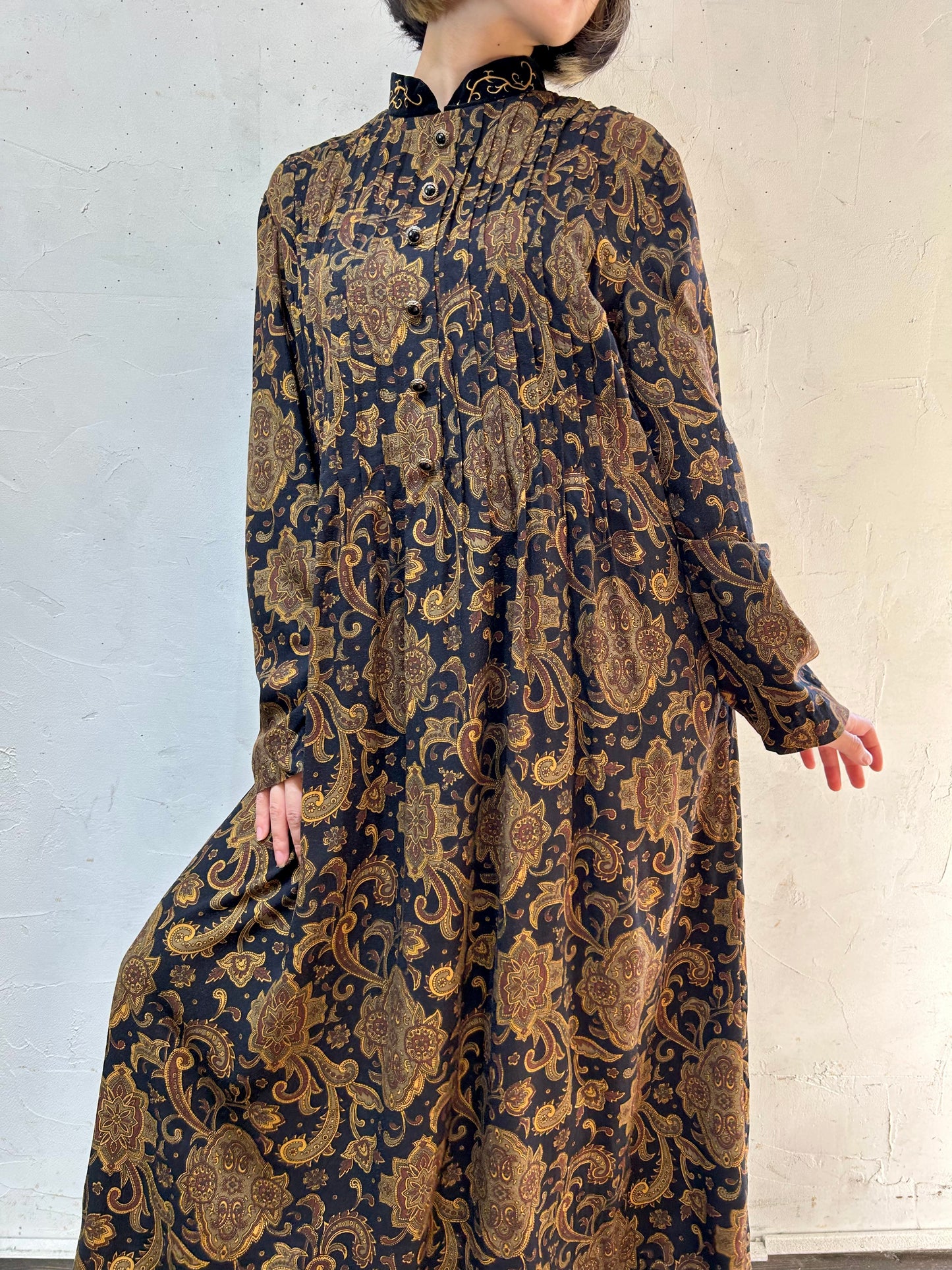 Vintage Rayon Dress [J25328]
