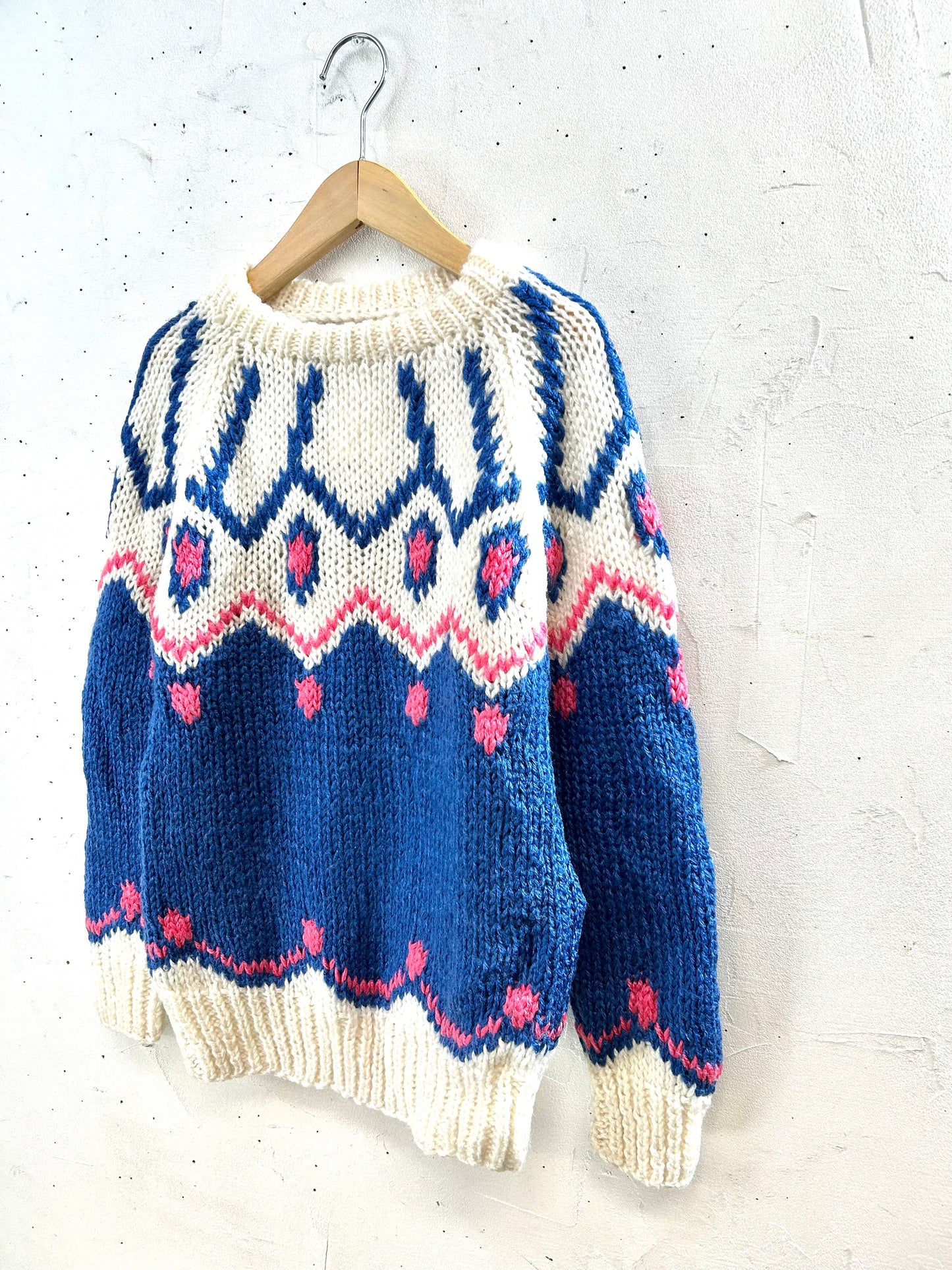 Vintage Hand Knit Sweater [L29137]