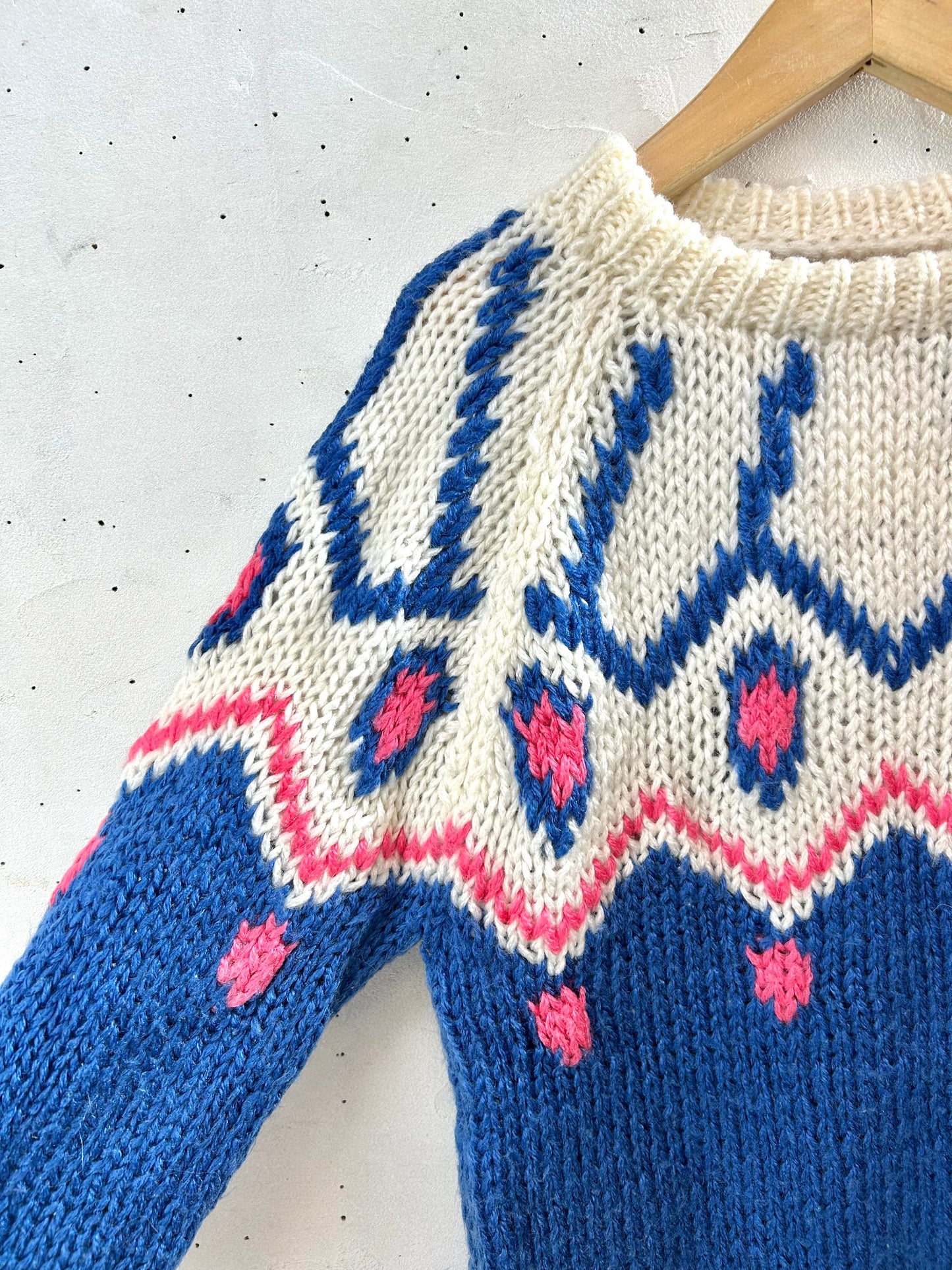 Vintage Hand Knit Sweater [L29137]