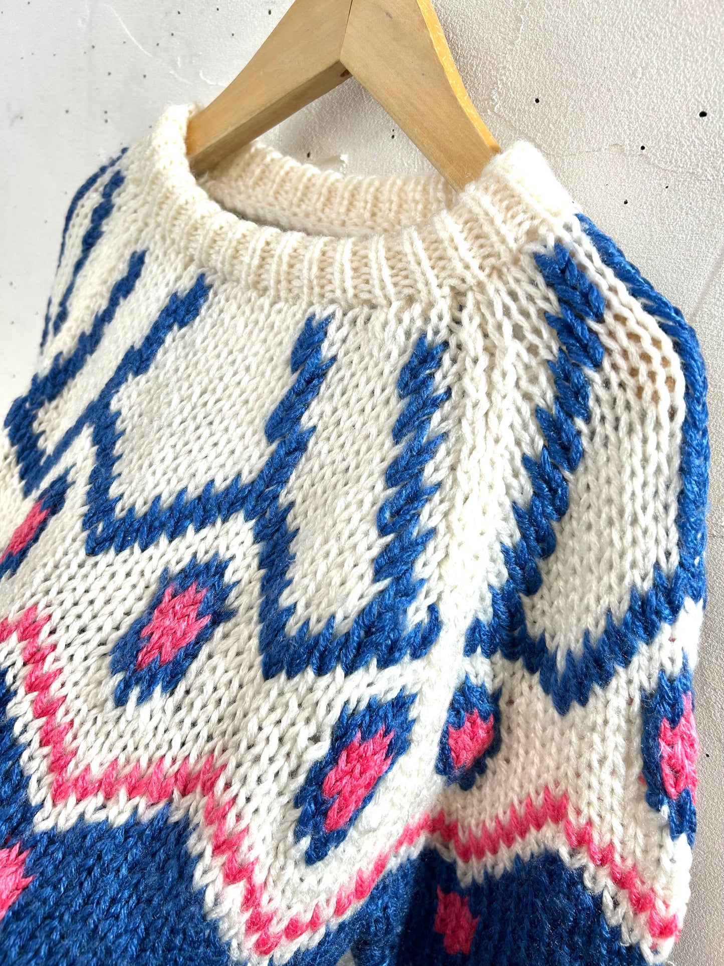 Vintage Hand Knit Sweater [L29137]