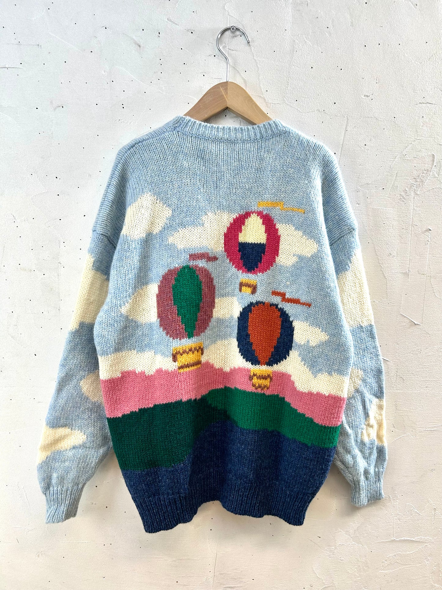 '80s Vintage Knit Sweater 〜SUSAN BRISTOL〜  [J28697]