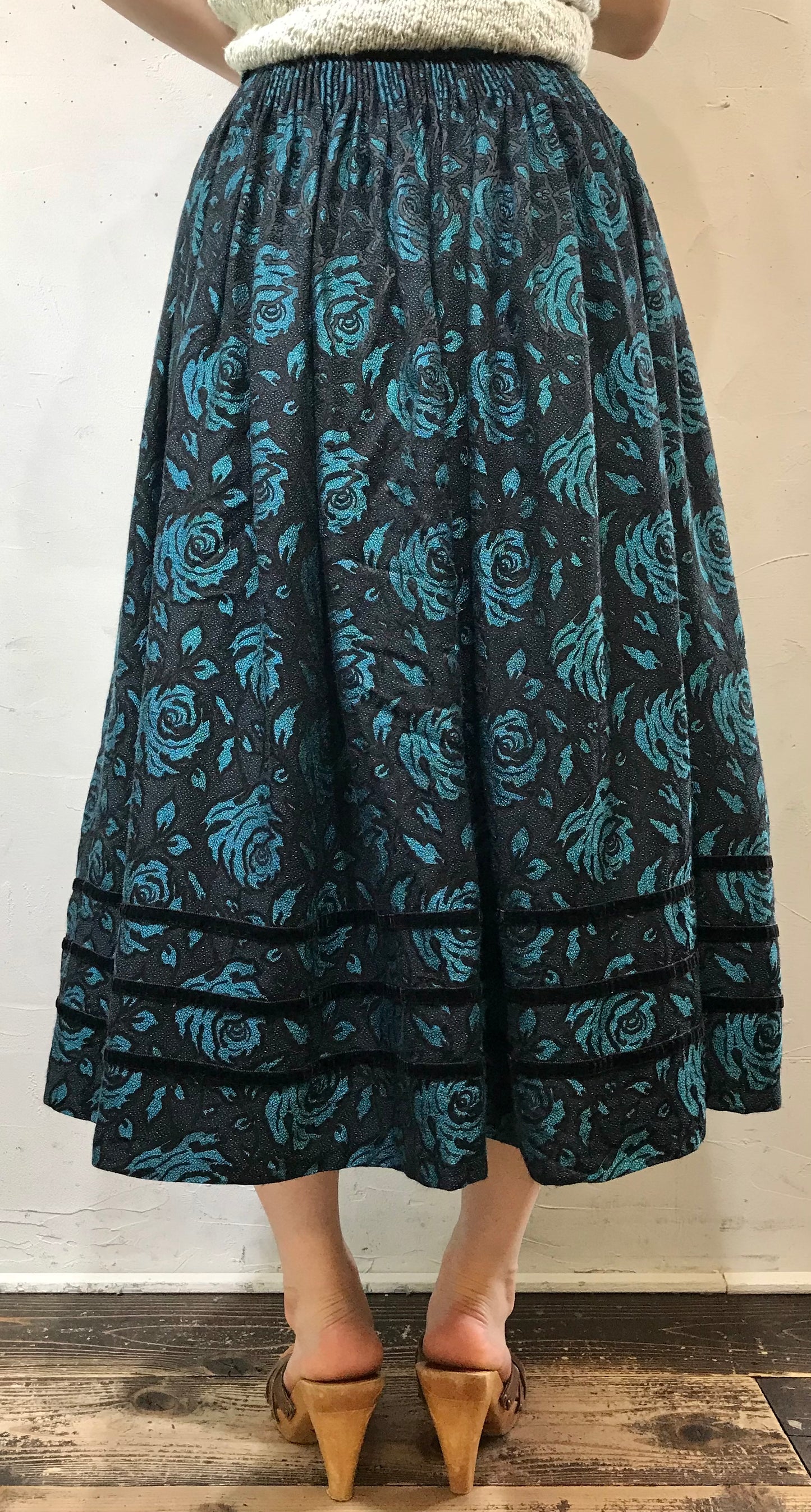 Vintage Tyrol Skirt MADEIN AUSTRIA [H24738]