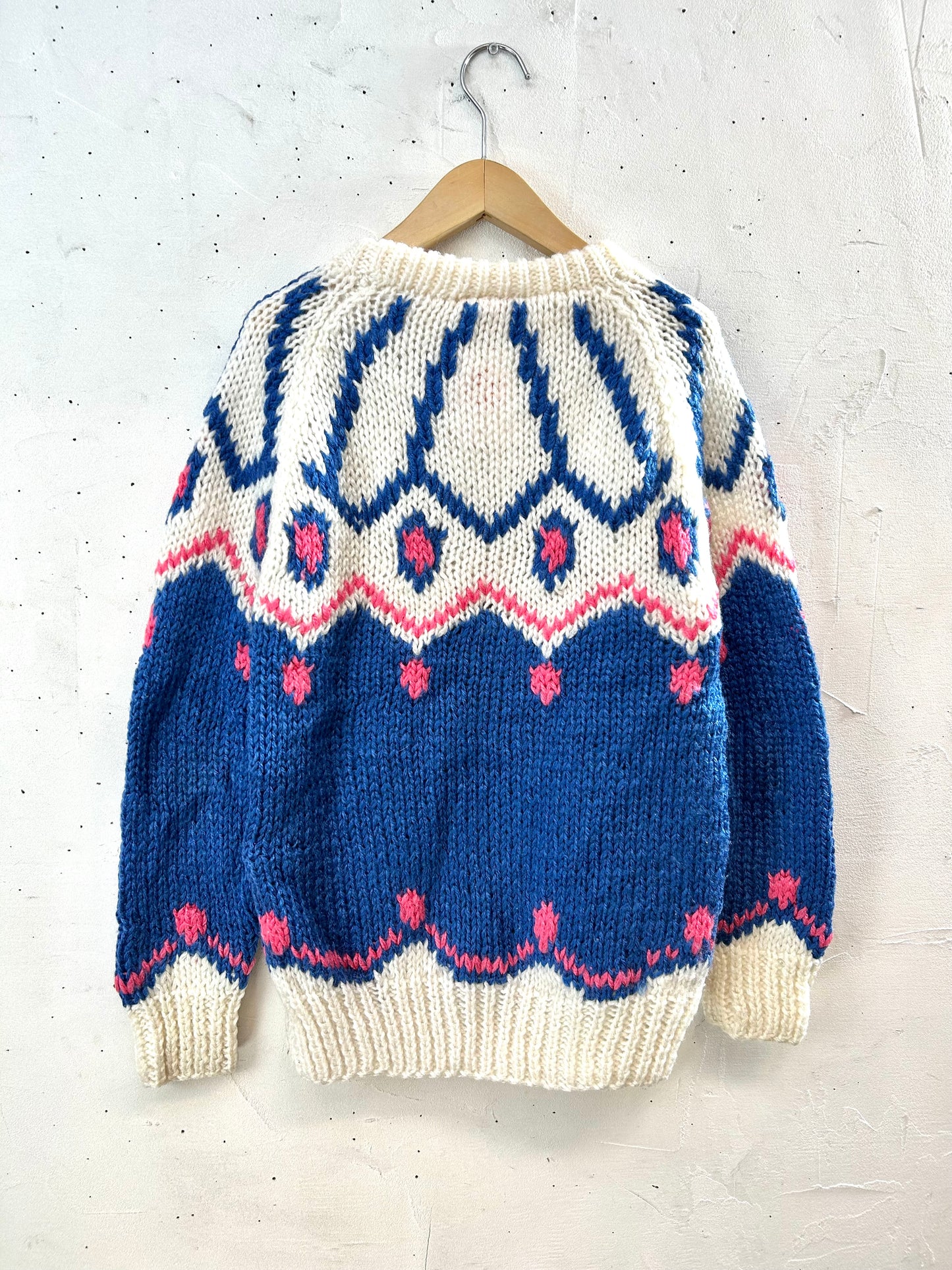 Vintage Hand Knit Sweater [L29137]