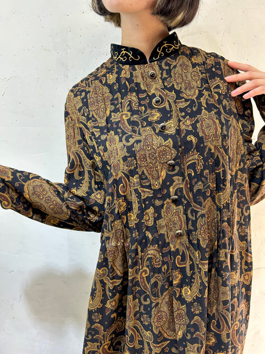 Vintage Rayon Dress [J25328]