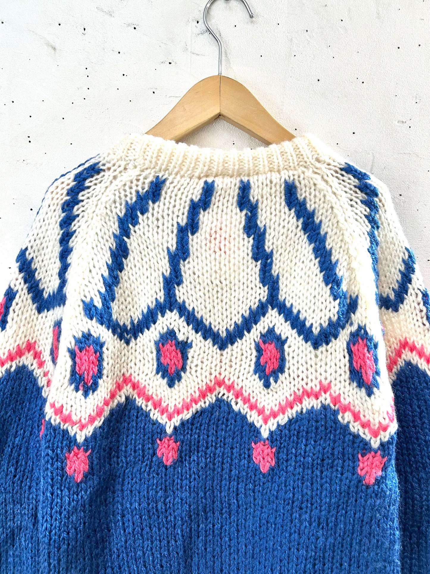 Vintage Hand Knit Sweater [L29137]