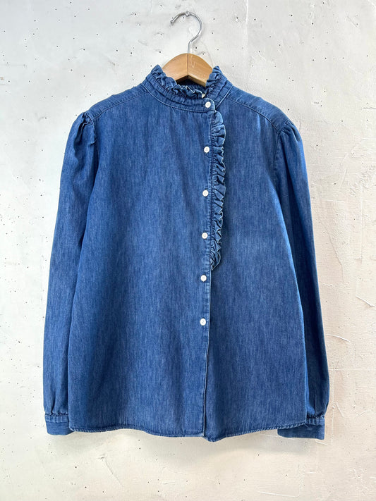 Vintage Denim Blouse〜Sears〜 [F30427]