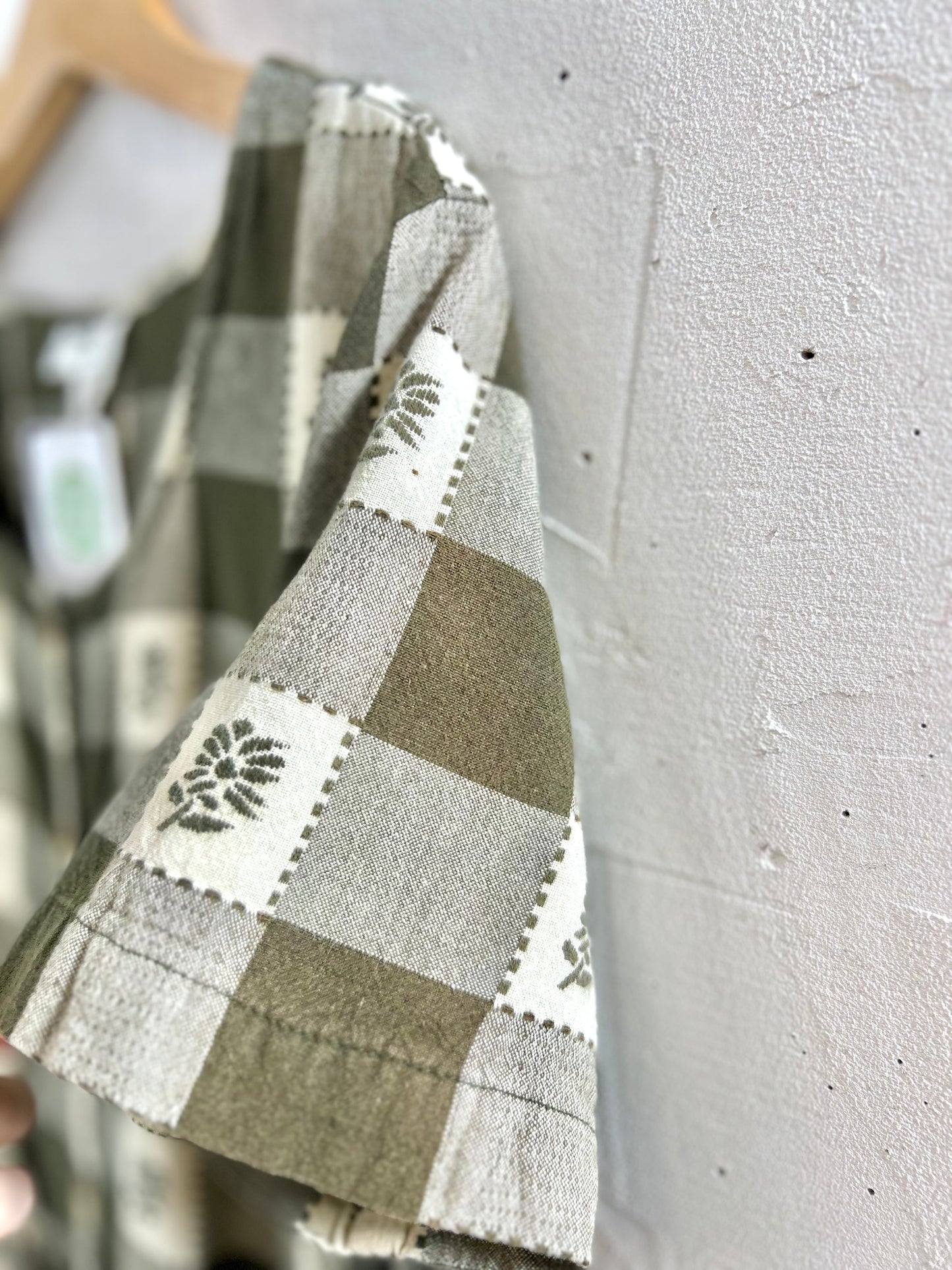 Vintage Cotton Dress MADE IN  INDIA [E30219]