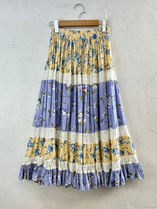 Vintage Tiered Skirt [D30010]