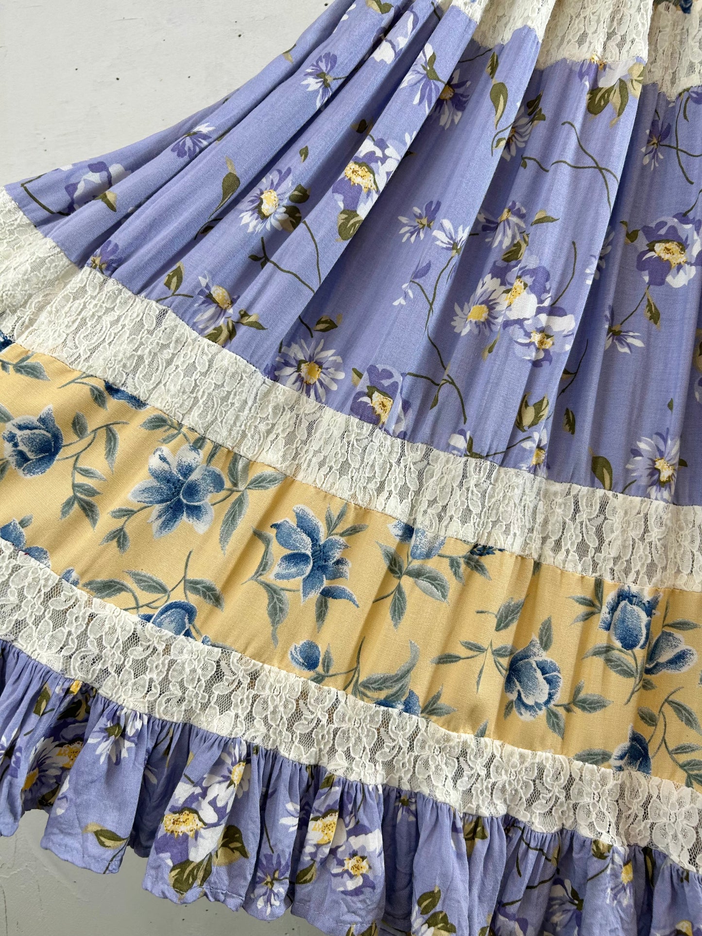 Vintage Tiered Skirt [D30010]