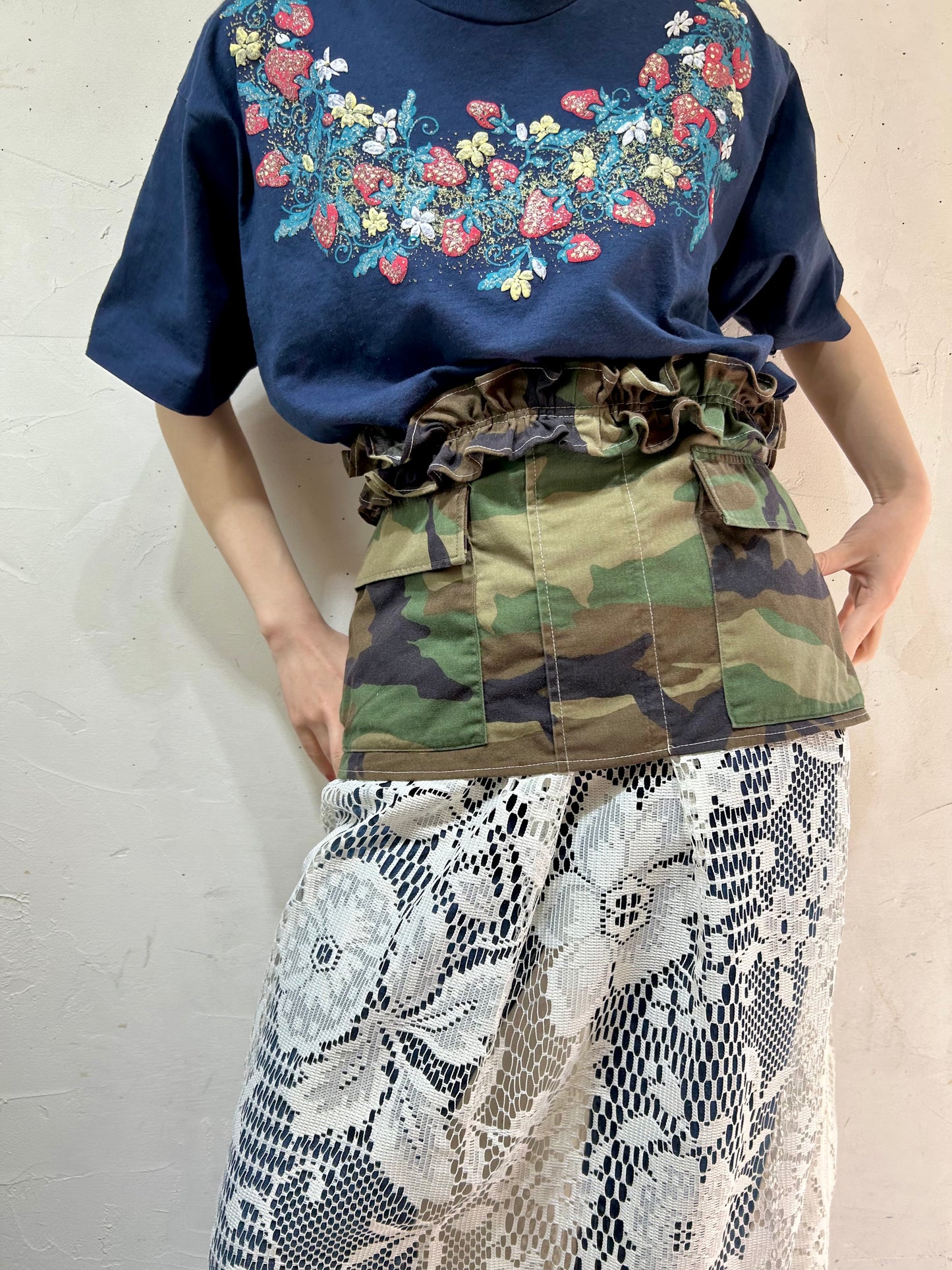 Vintage Military Apron 〜Amy Nina〜 [C26564]