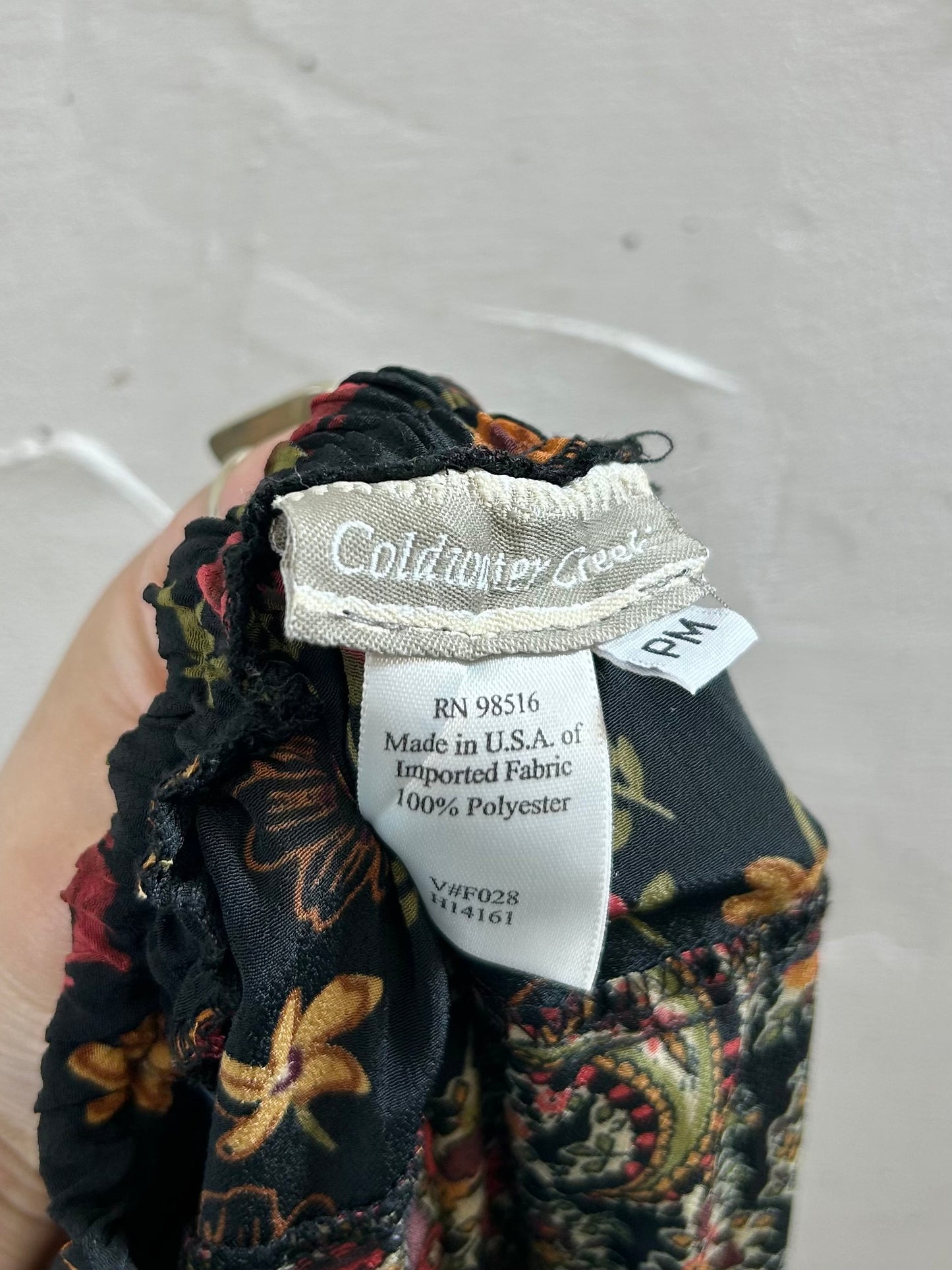 Vintage Tiered Skirt MADE lN USA [D30009]