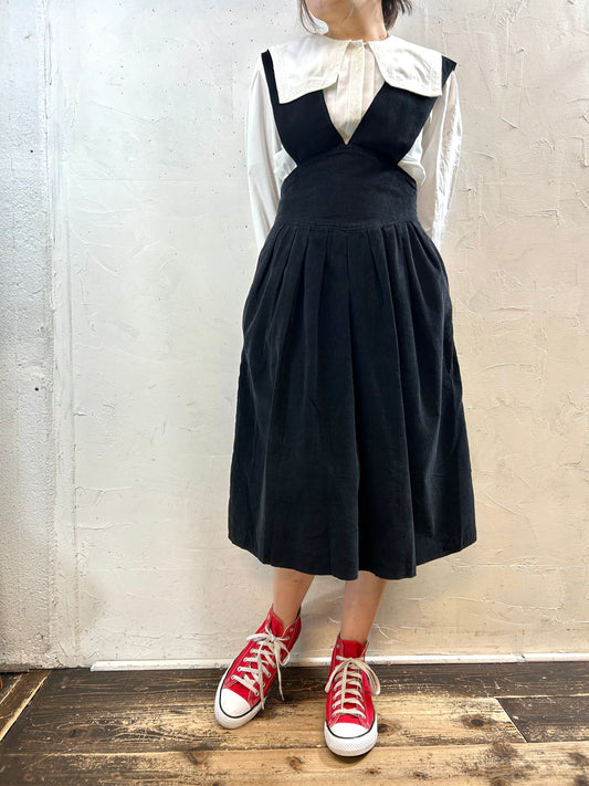 Vintage Corduroy Dress [I28469]