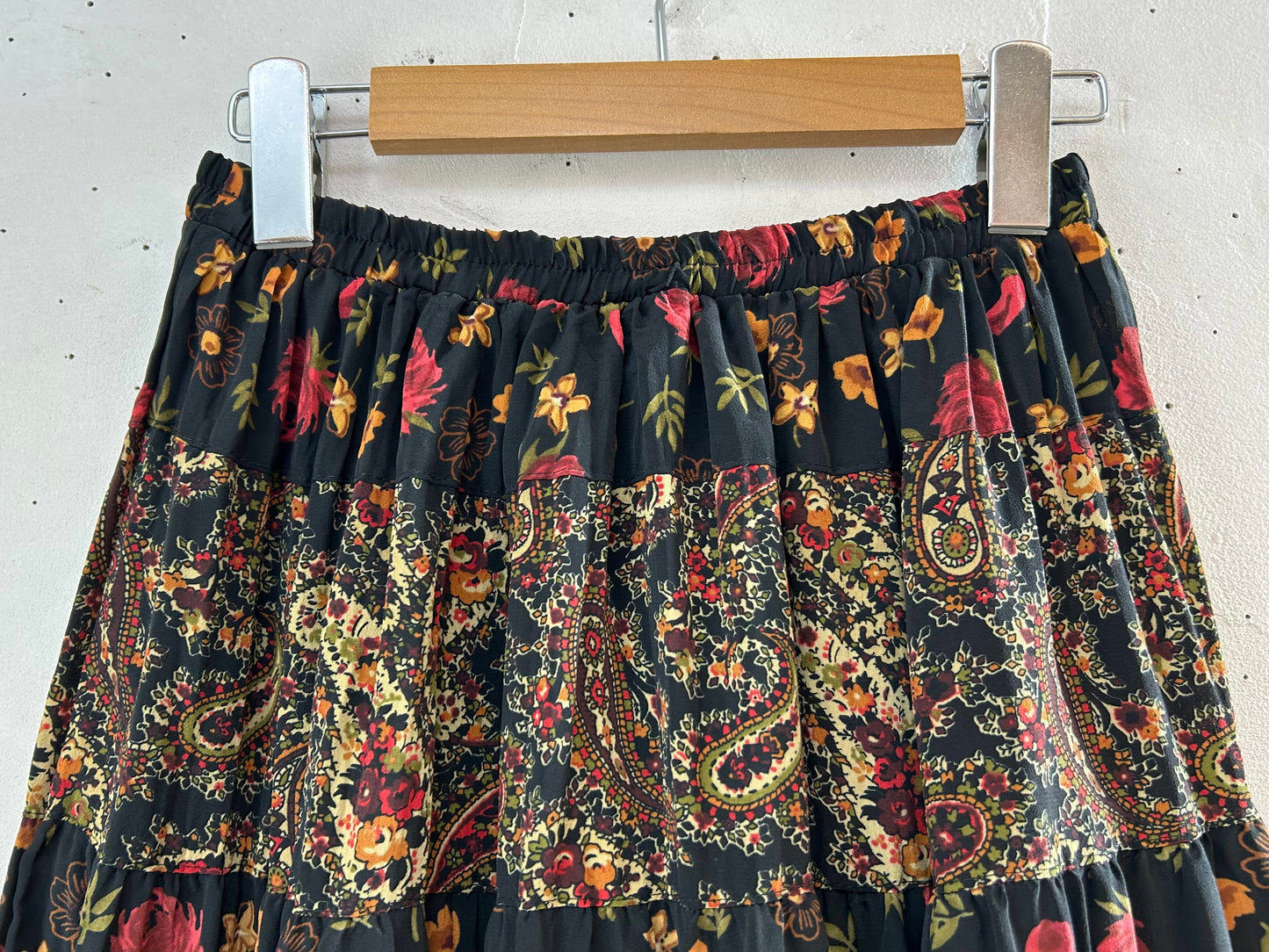 Vintage Tiered Skirt MADE lN USA [D30009]