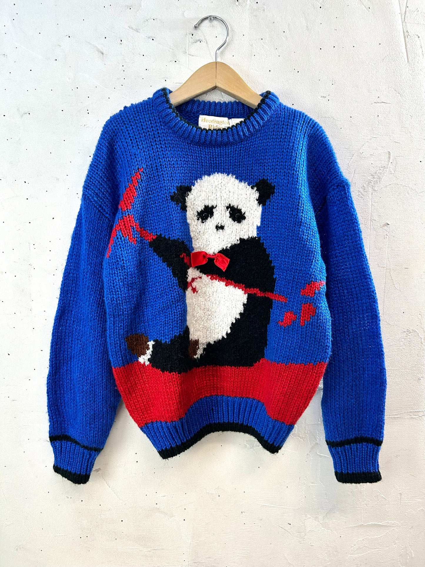 Vintage Hand Knit Sweater [L29136]