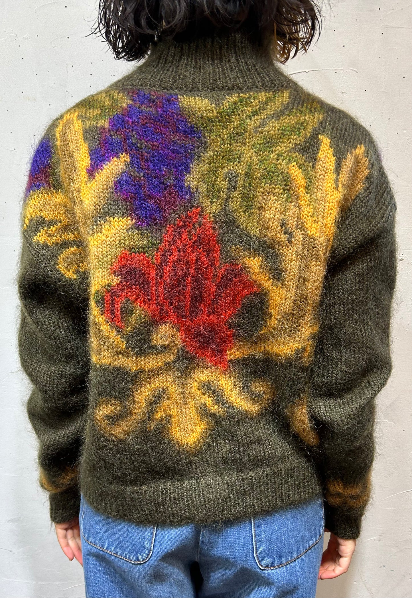 Vintage Mohair Knit Sweater [L25875]