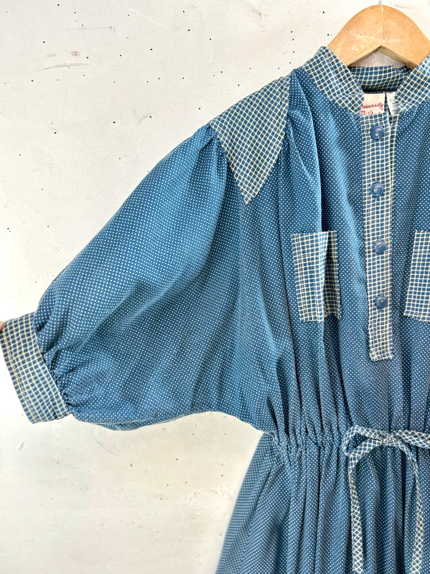 Vintage  Dress MADE IN USA [E30218]
