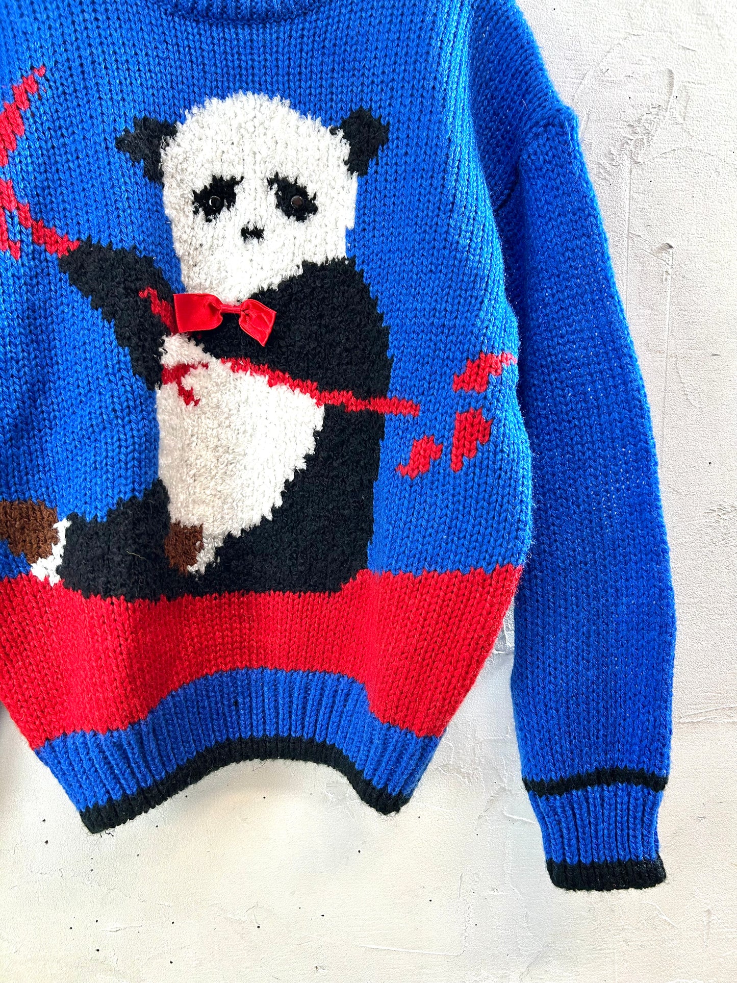 Vintage Hand Knit Sweater [L29136]