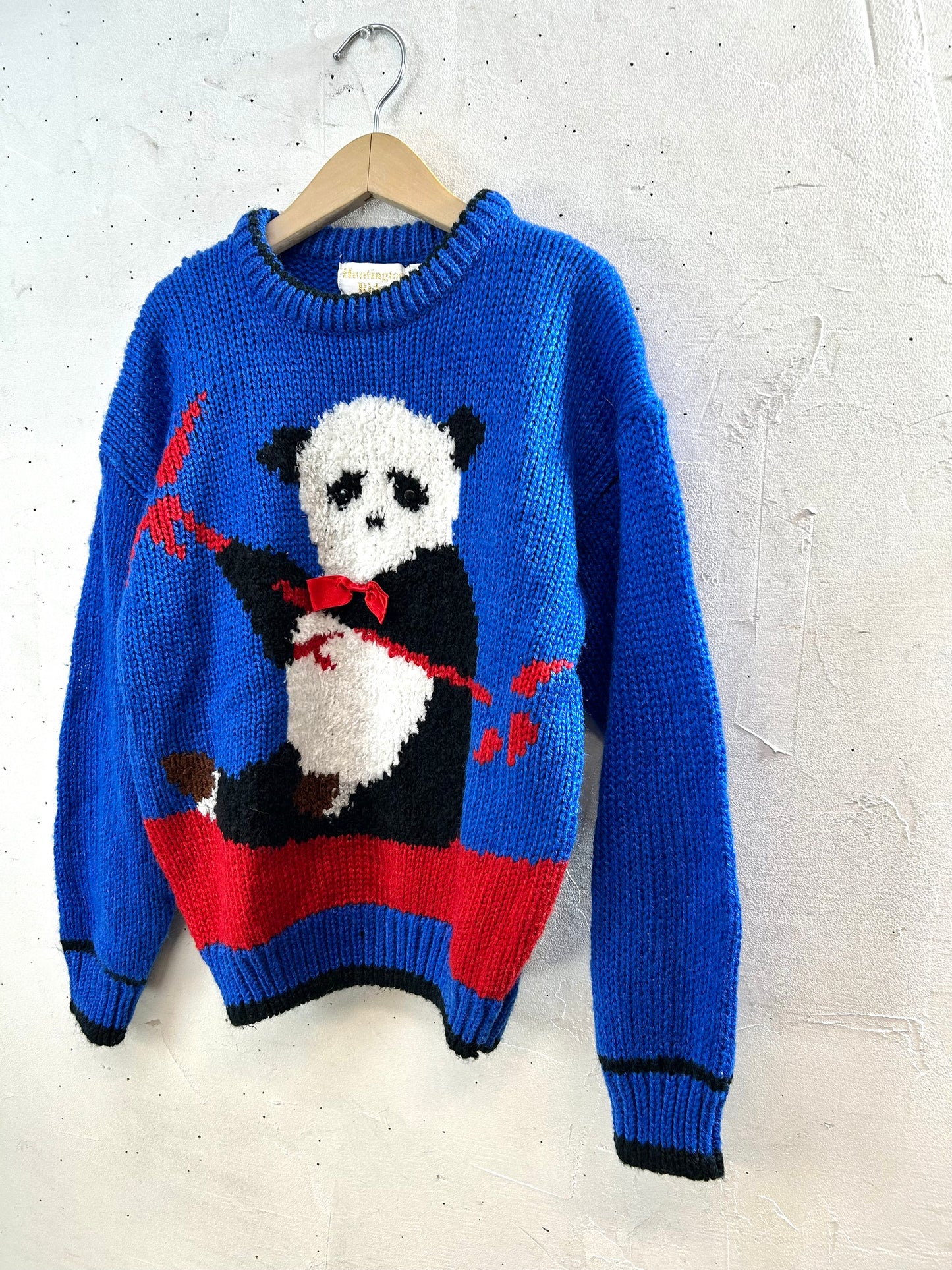 Vintage Hand Knit Sweater [L29136]