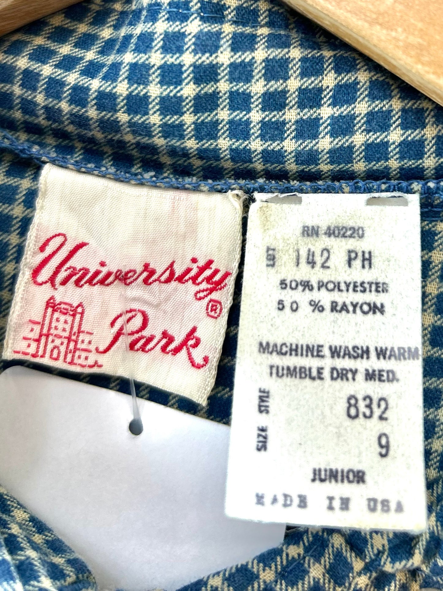 Vintage  Dress MADE IN USA [E30218]