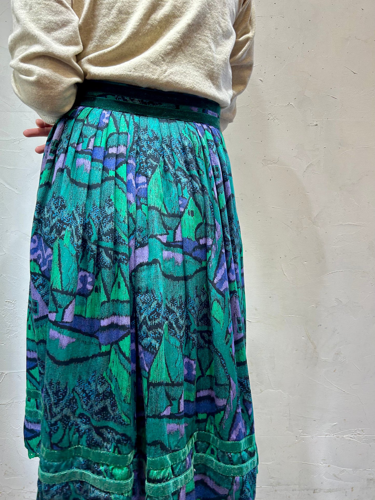 Vintage Tyrol Skirt 〜MADE IN WEST GERMANY〜 [K25643]