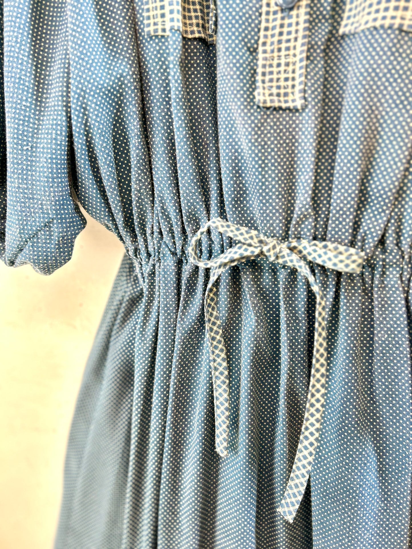 Vintage  Dress MADE IN USA [E30218]