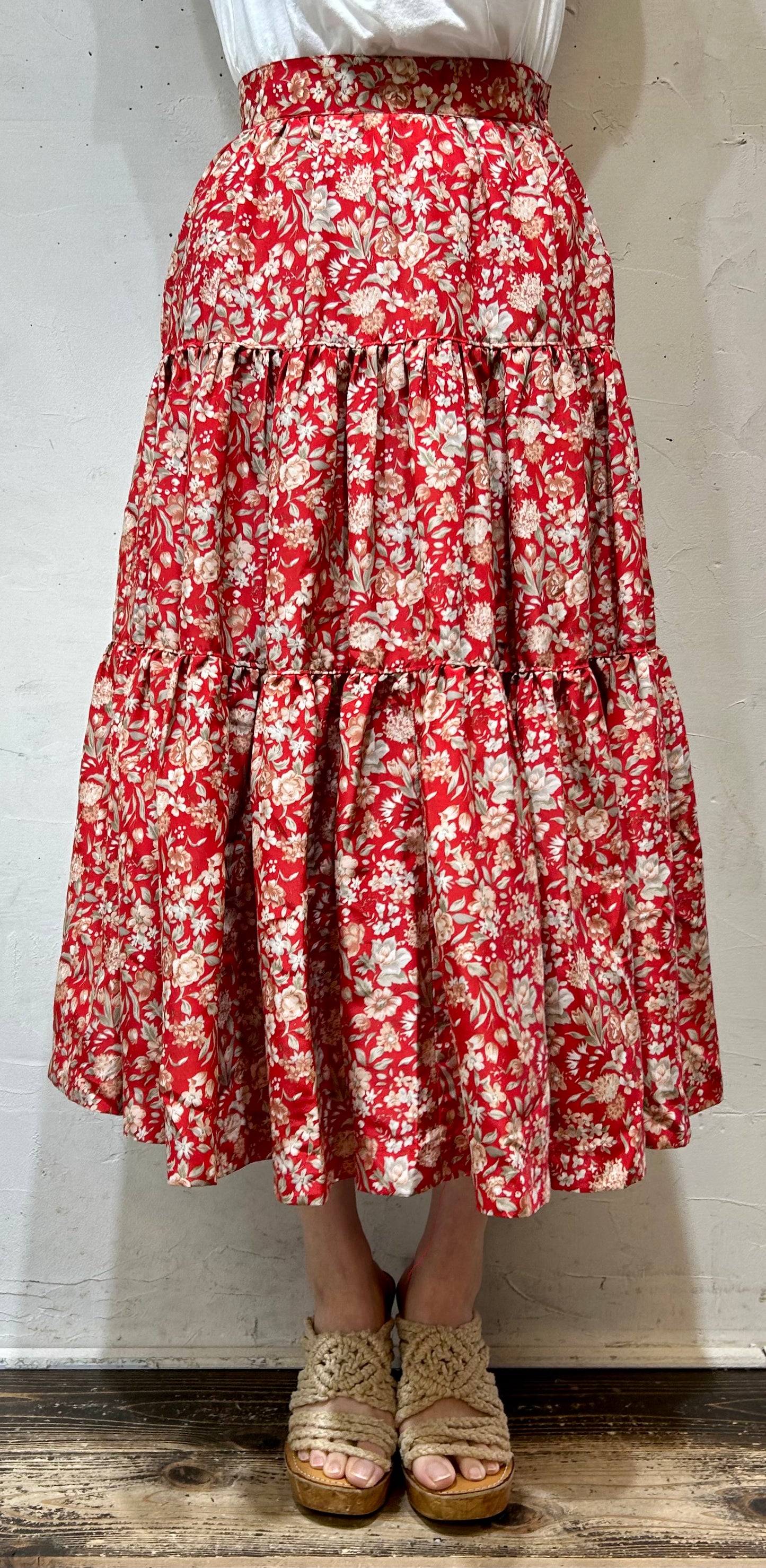 Vintage Tiered Skirt [D26751]