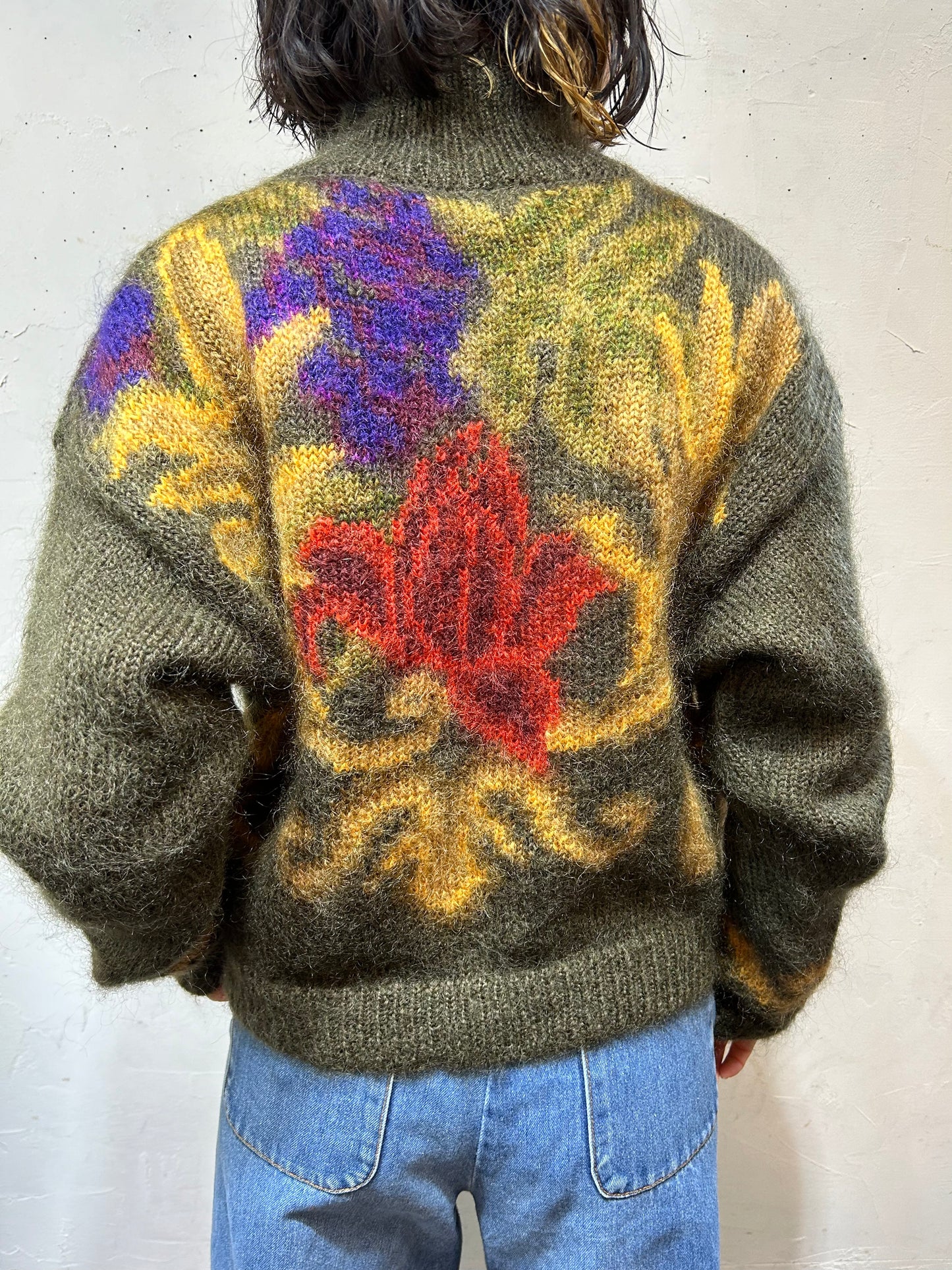 Vintage Mohair Knit Sweater [L25875]