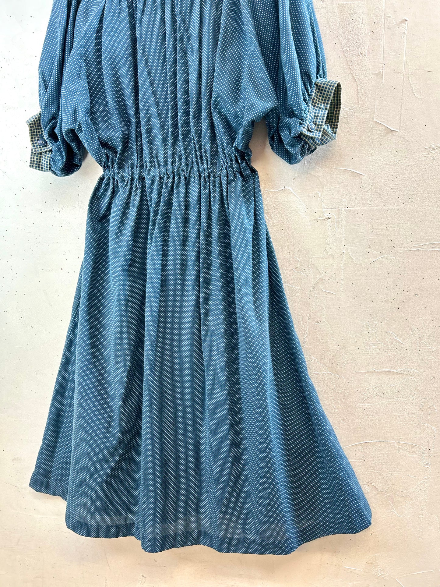 Vintage  Dress MADE IN USA [E30218]