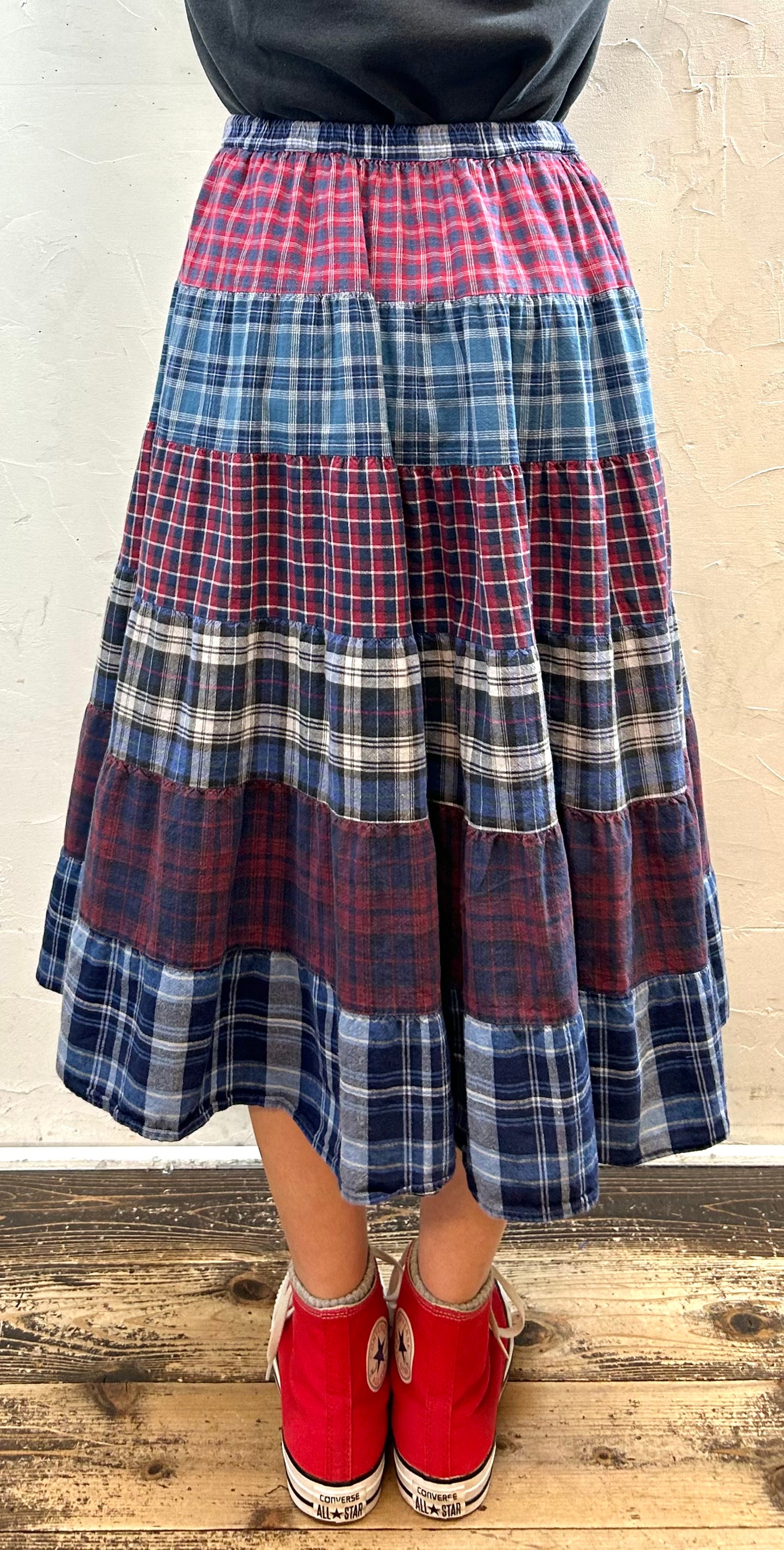 Vintage Tiered Skirt [J286934]