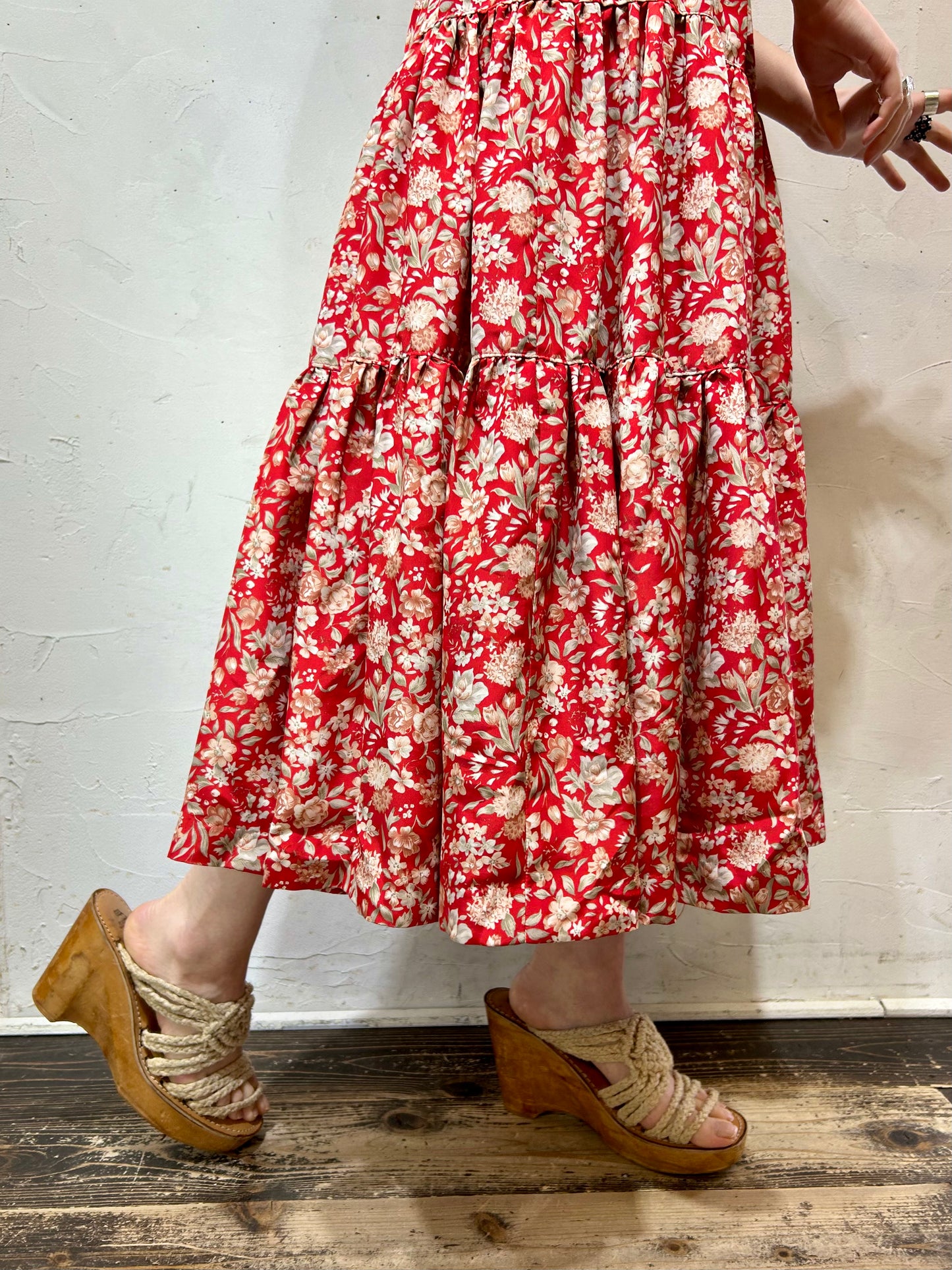 Vintage Tiered Skirt [D26751]