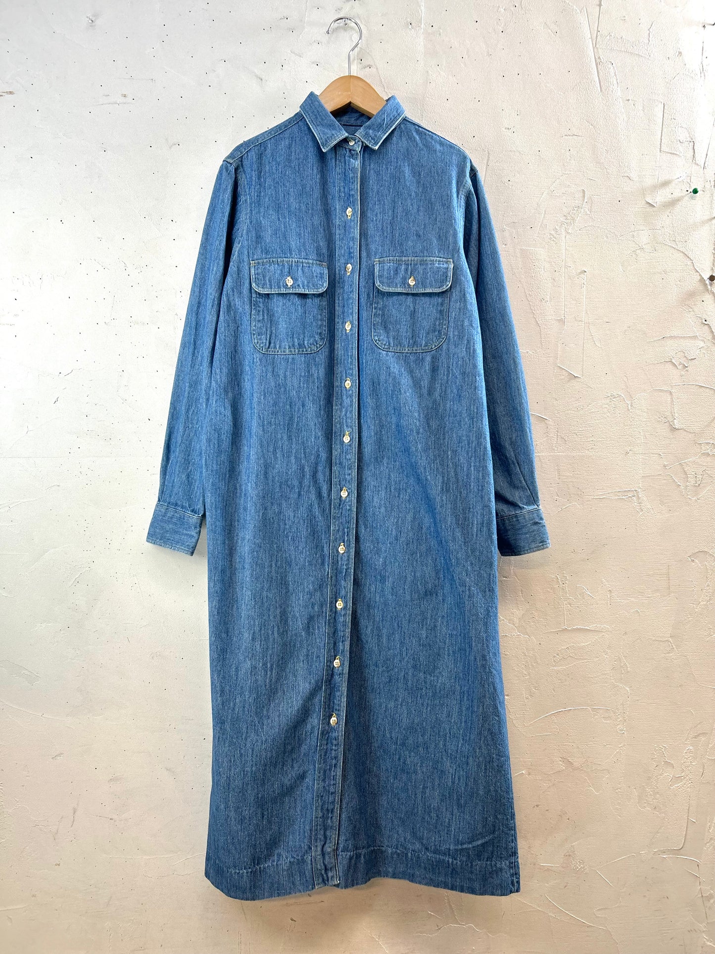 Vintage Denim Dress 〜L.L.Bean〜  [E30217]