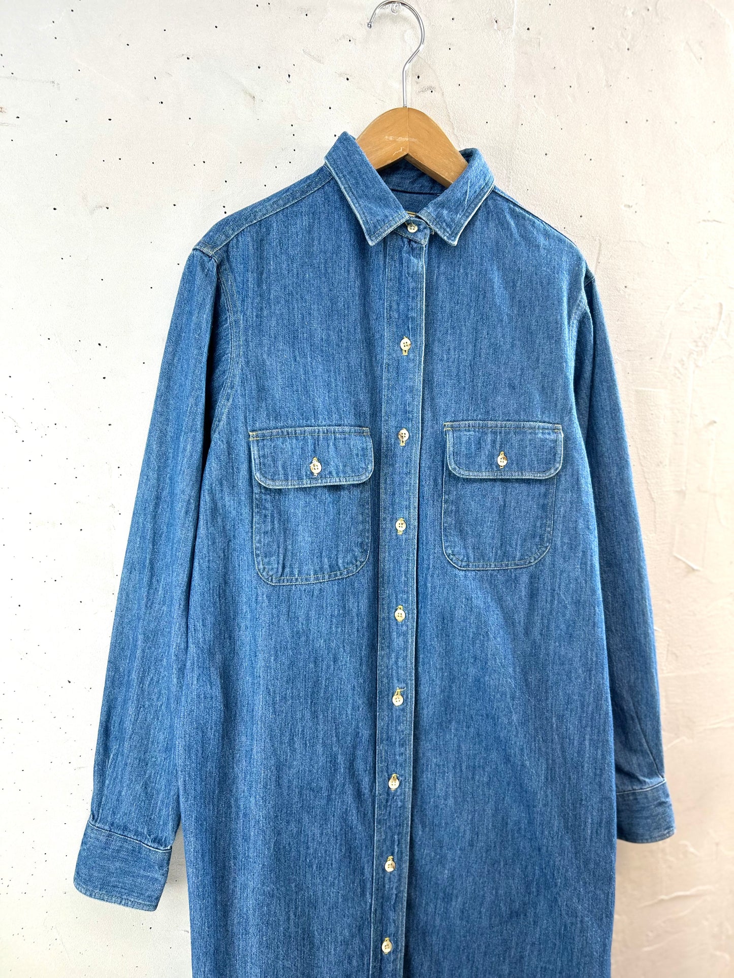 Vintage Denim Dress 〜L.L.Bean〜  [E30217]