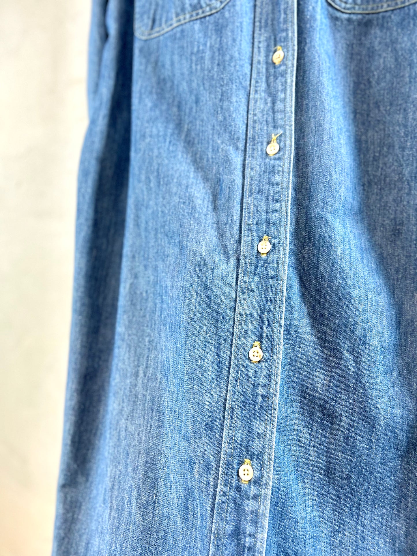 Vintage Denim Dress 〜L.L.Bean〜  [E30217]