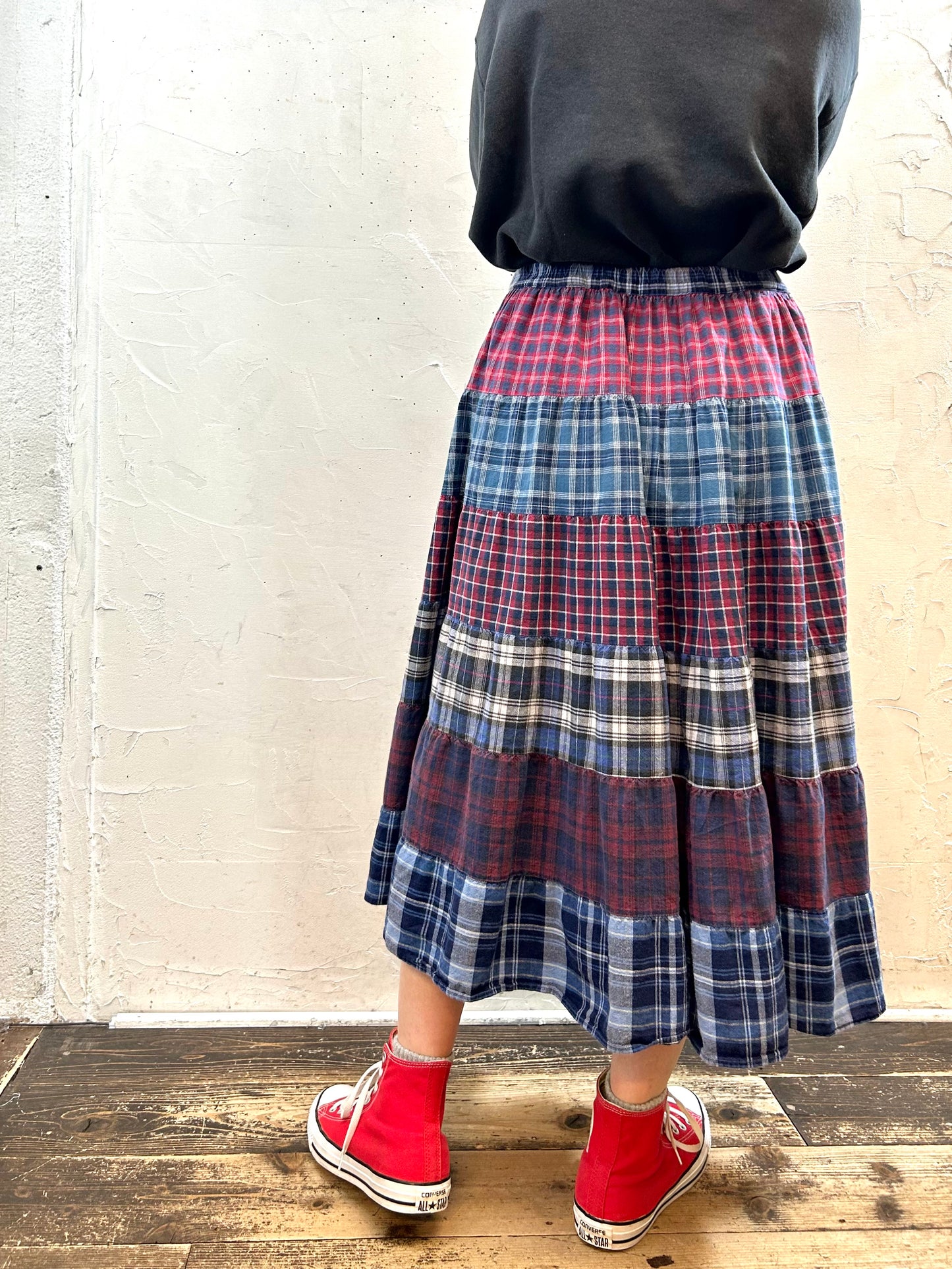 Vintage Tiered Skirt [J286934]