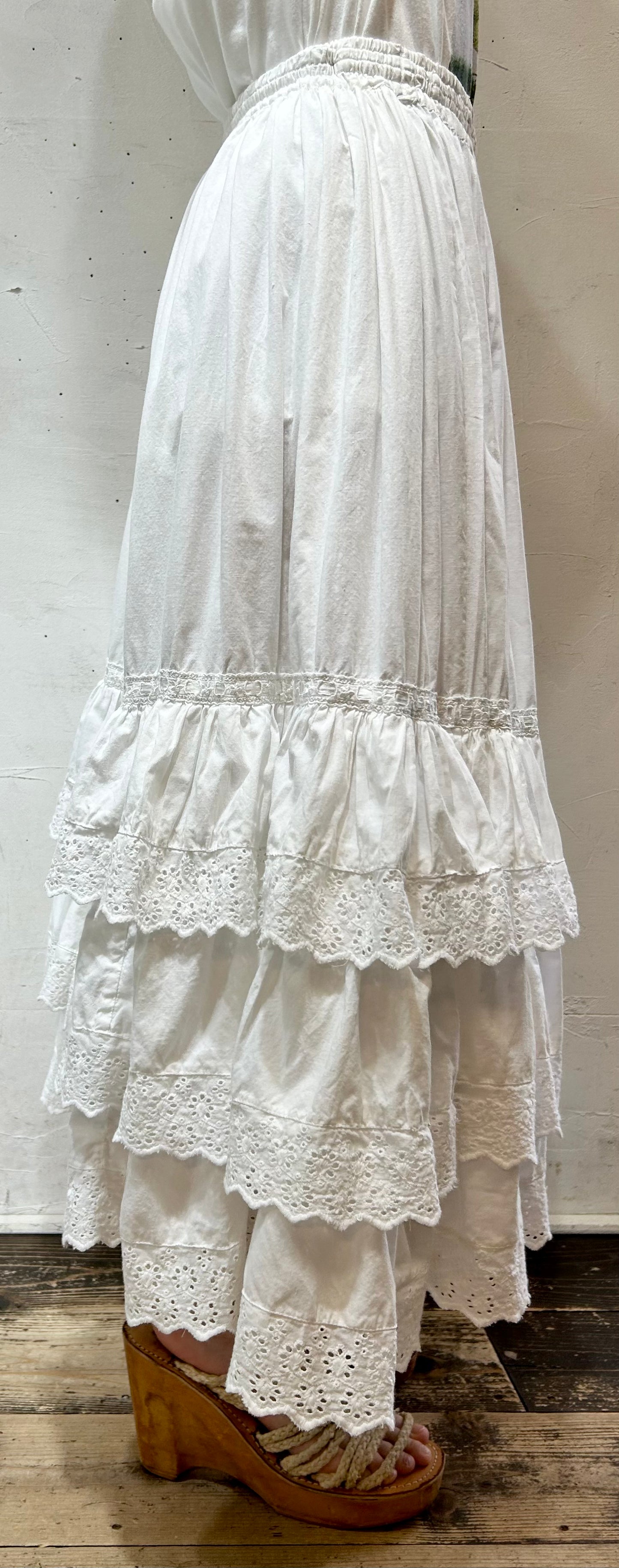 Vintage Tiered Skirt [D26899]