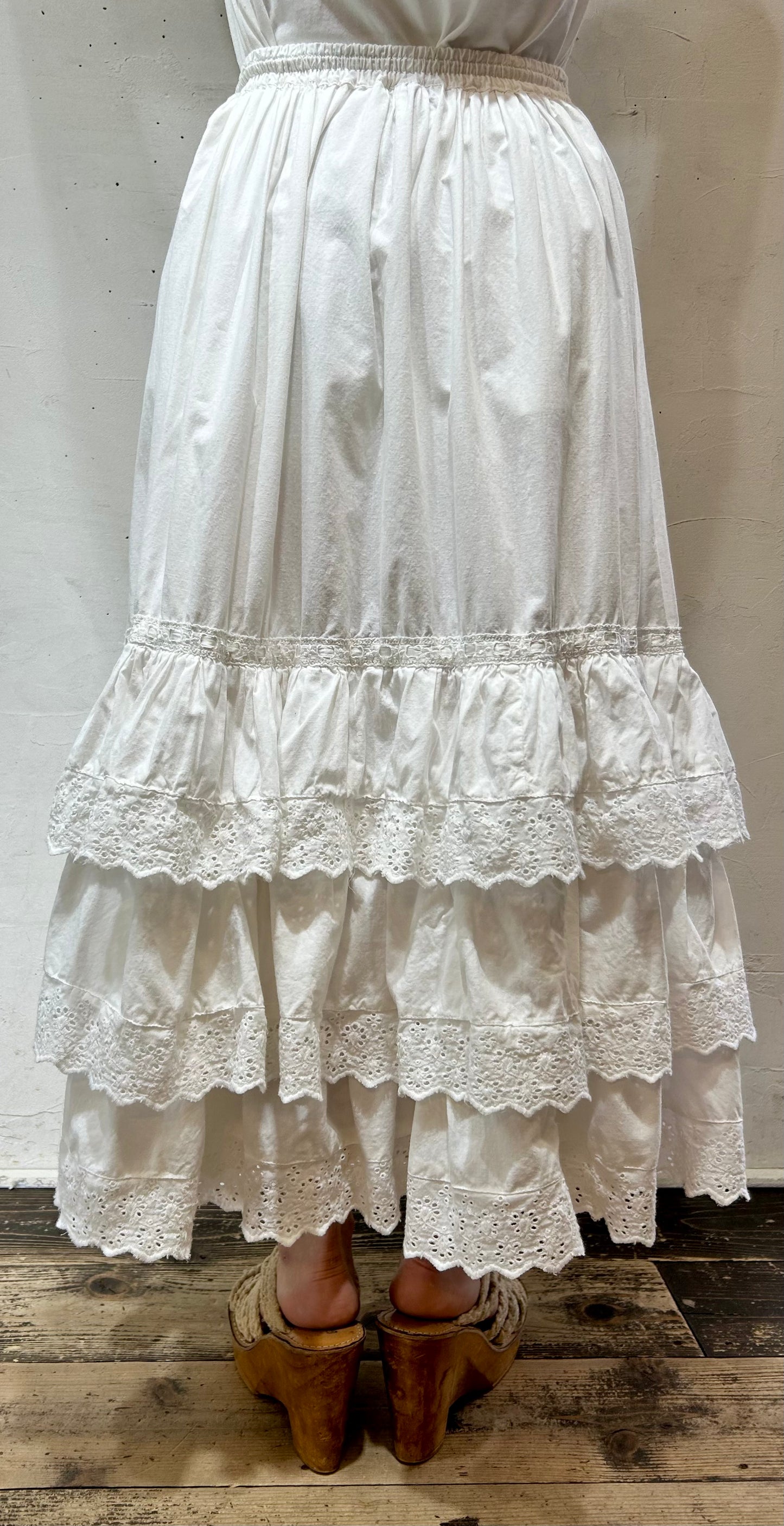 Vintage Tiered Skirt [D26899]