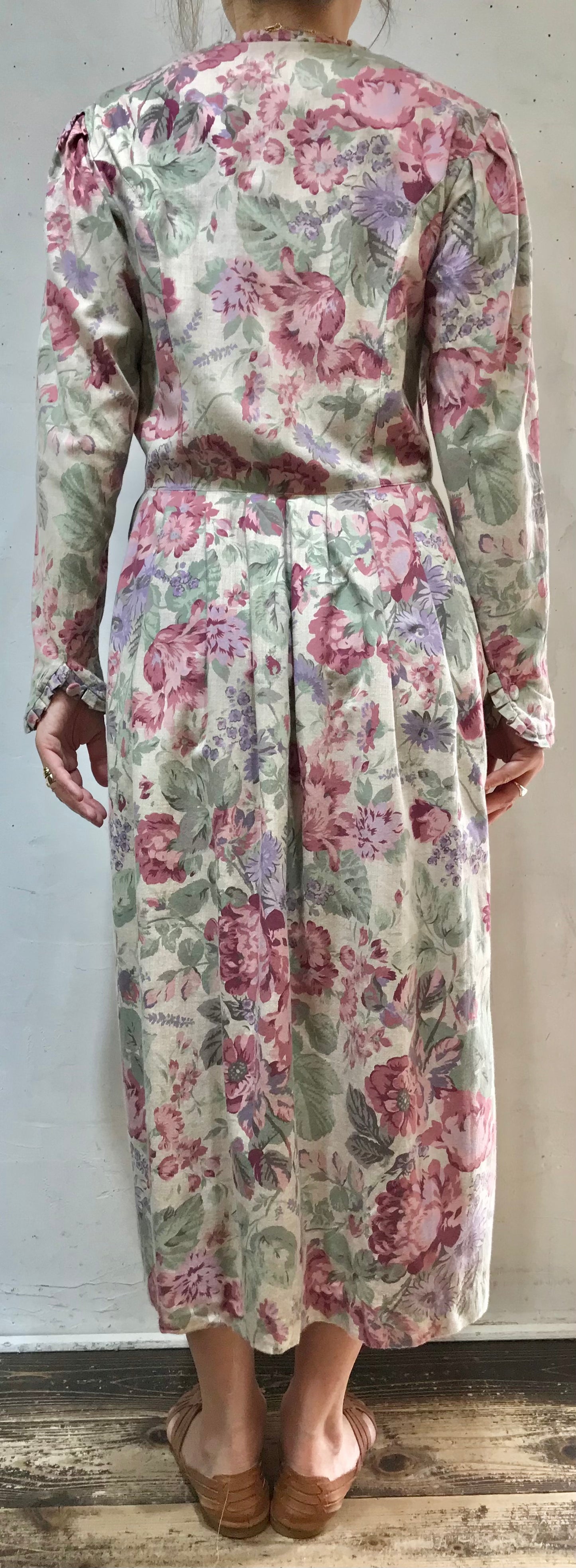 Vintage Flower Dress 〜Laura Ashley〜 [H24742]